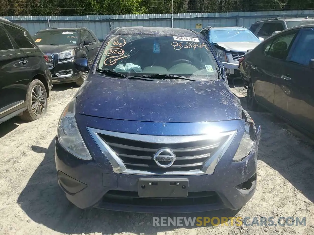 5 Photograph of a damaged car 3N1CN7AP8KL862264 NISSAN VERSA 2019