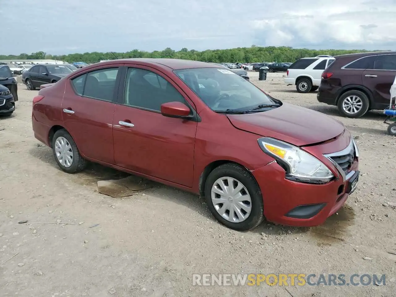 4 Photograph of a damaged car 3N1CN7AP8KL871532 NISSAN VERSA 2019