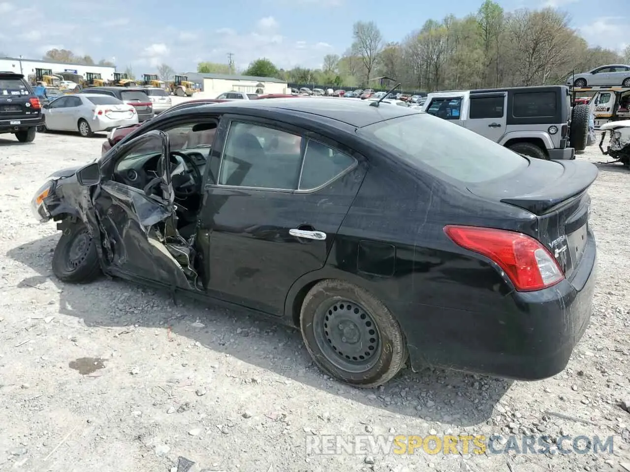 2 Photograph of a damaged car 3N1CN7AP9KL818046 NISSAN VERSA 2019