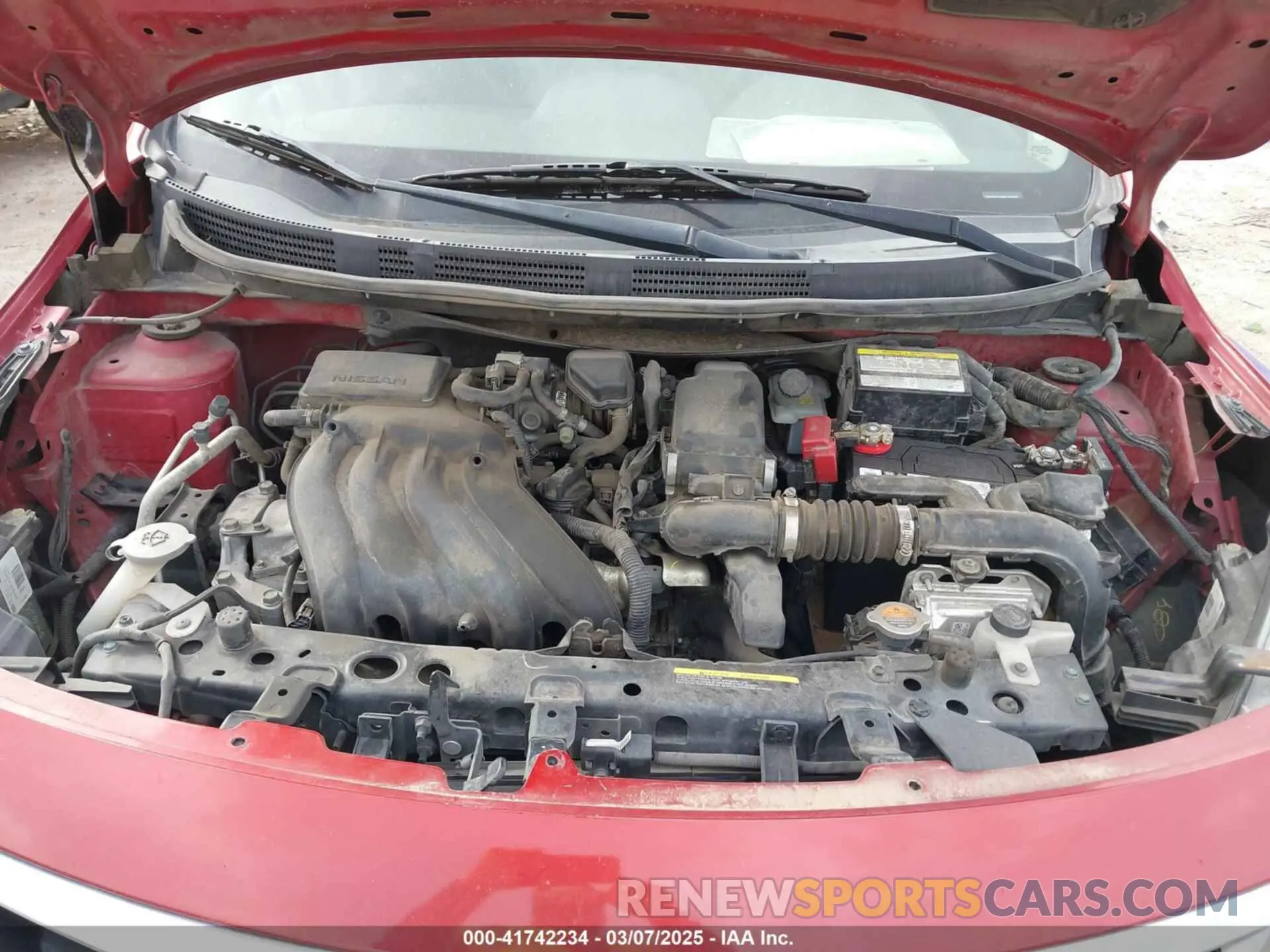 10 Photograph of a damaged car 3N1CN7AP9KL818340 NISSAN VERSA 2019
