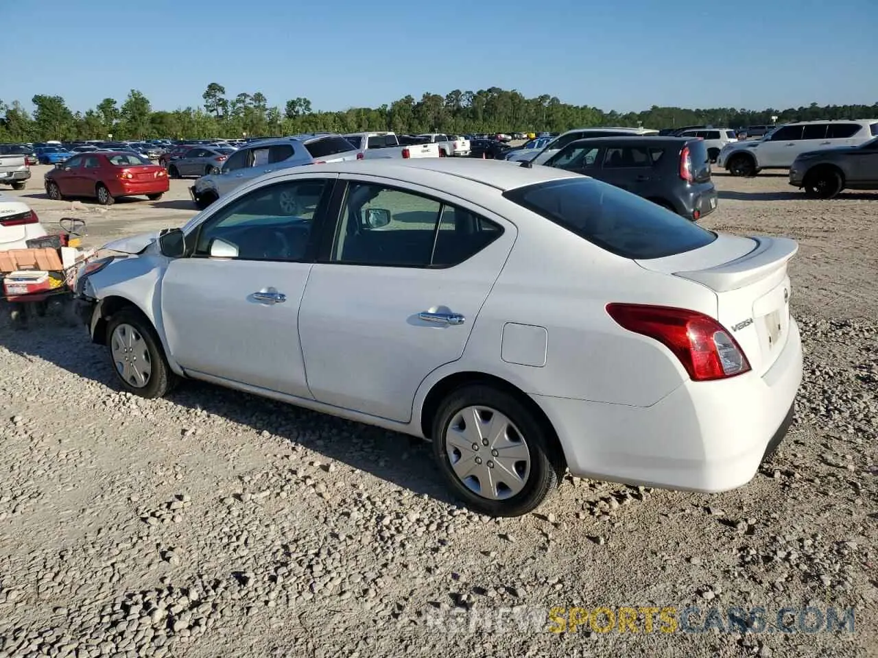 2 Photograph of a damaged car 3N1CN7AP9KL831346 NISSAN VERSA 2019