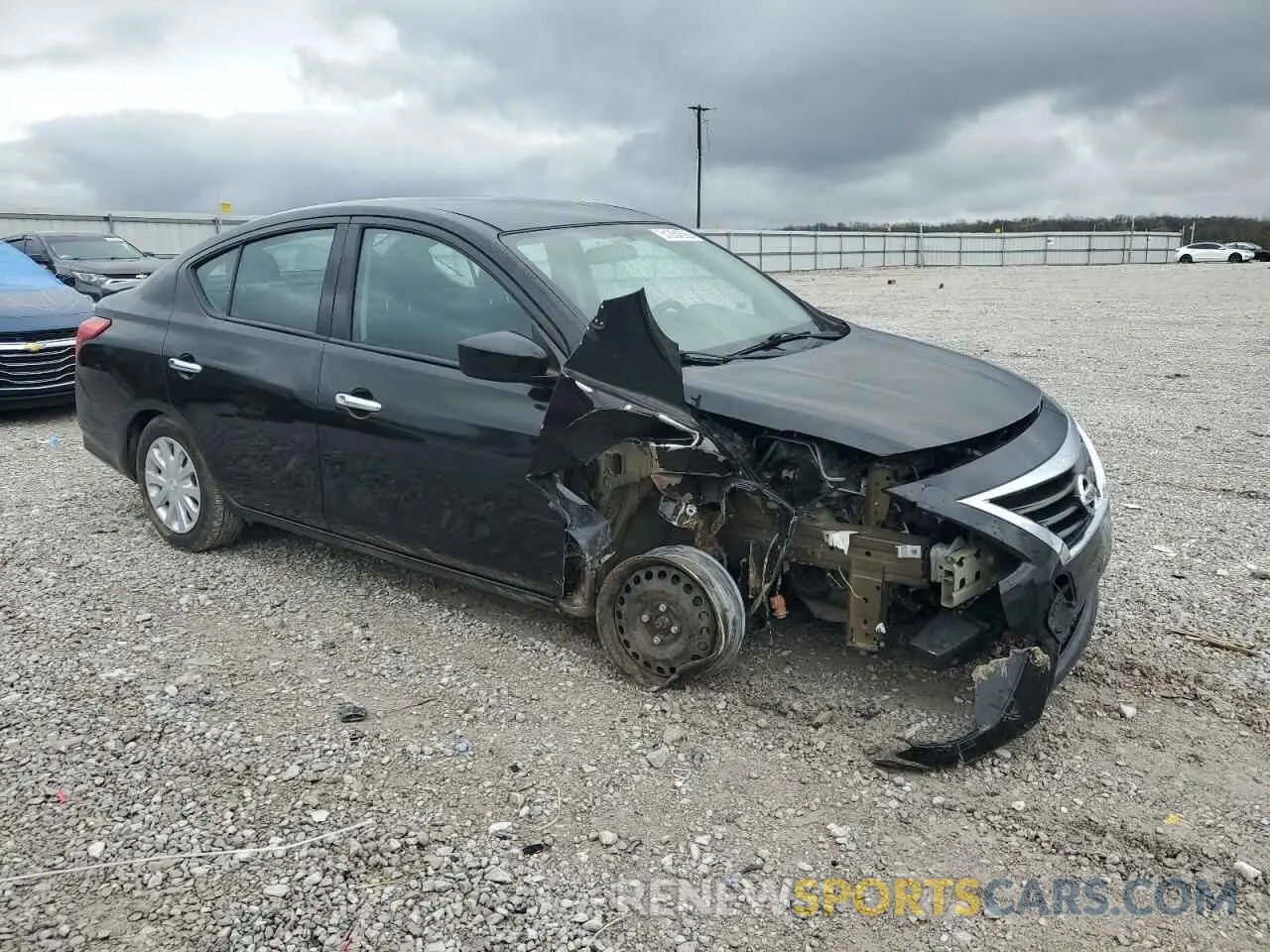 4 Photograph of a damaged car 3N1CN7AP9KL840774 NISSAN VERSA 2019
