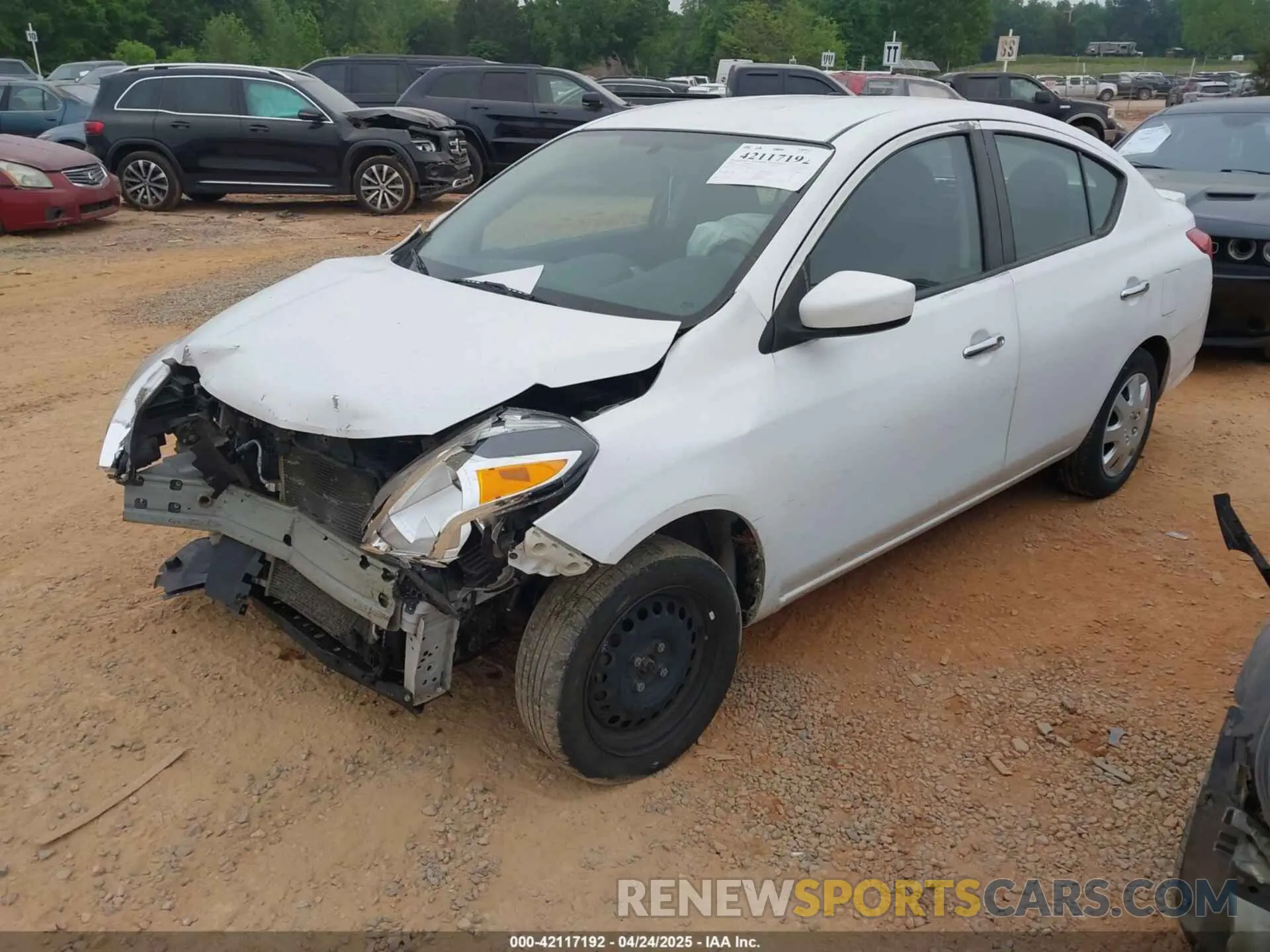 2 Фотография поврежденного автомобиля 3N1CN7AP9KL842119 NISSAN VERSA 2019
