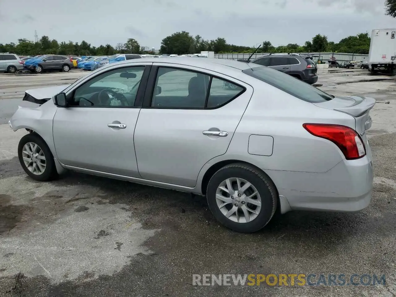 2 Photograph of a damaged car 3N1CN7AP9KL844484 NISSAN VERSA 2019