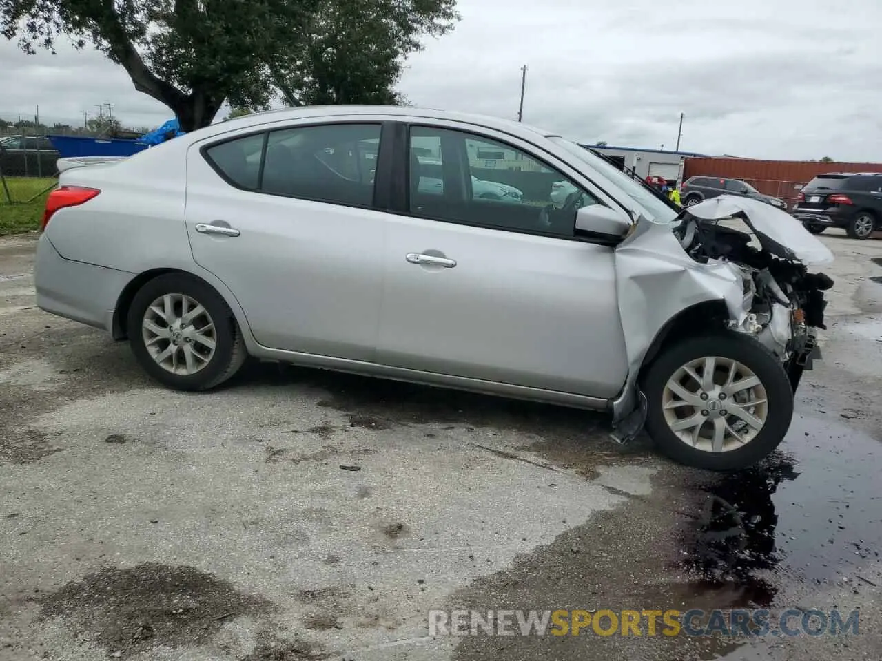 4 Photograph of a damaged car 3N1CN7AP9KL844484 NISSAN VERSA 2019