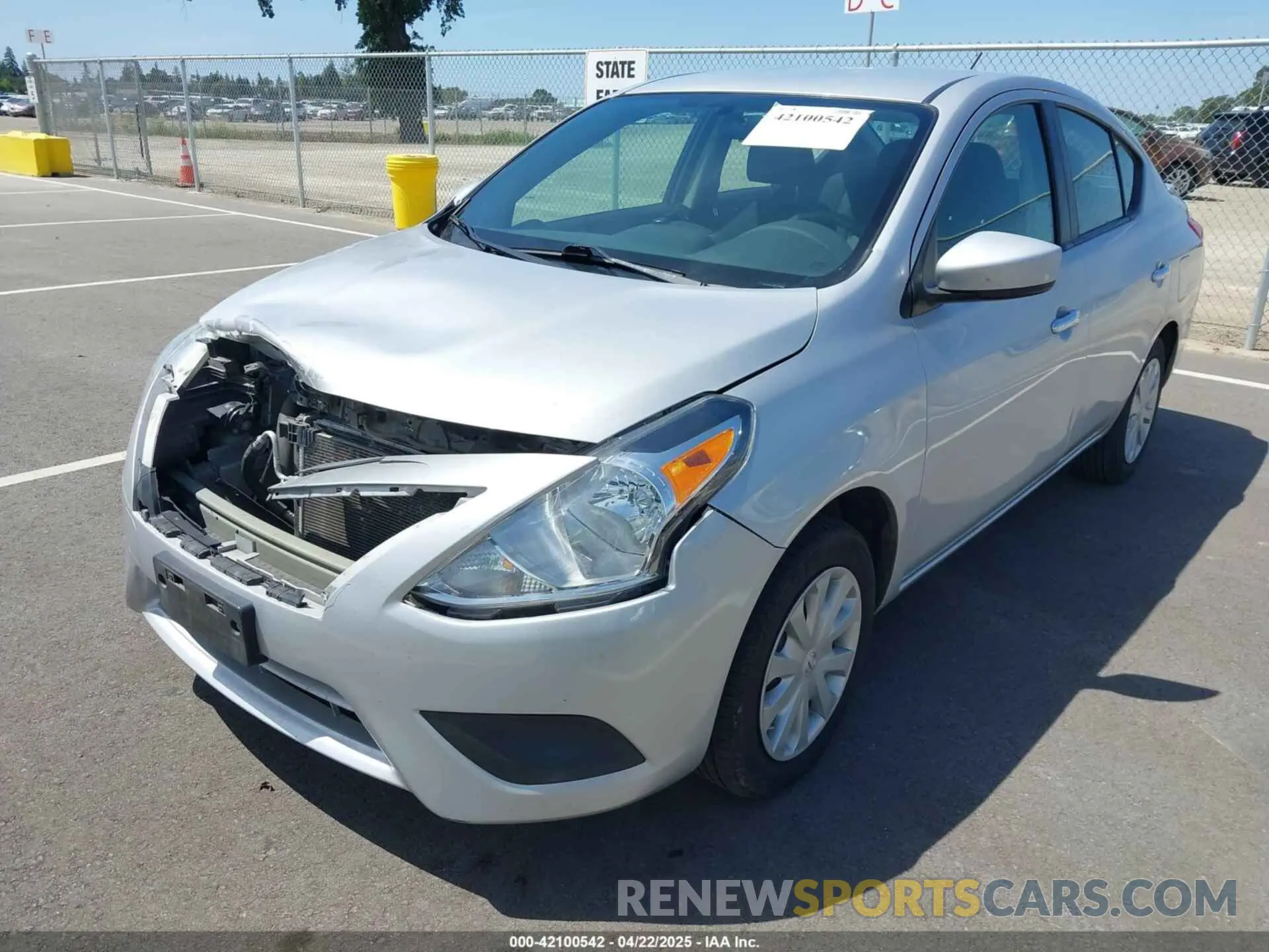 2 Фотография поврежденного автомобиля 3N1CN7AP9KL867893 NISSAN VERSA 2019