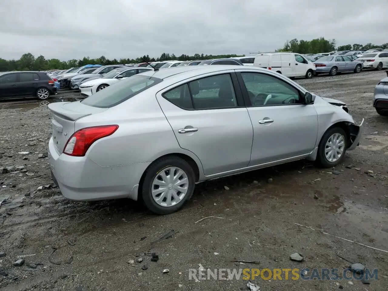 3 Photograph of a damaged car 3N1CN7APXKL832974 NISSAN VERSA 2019