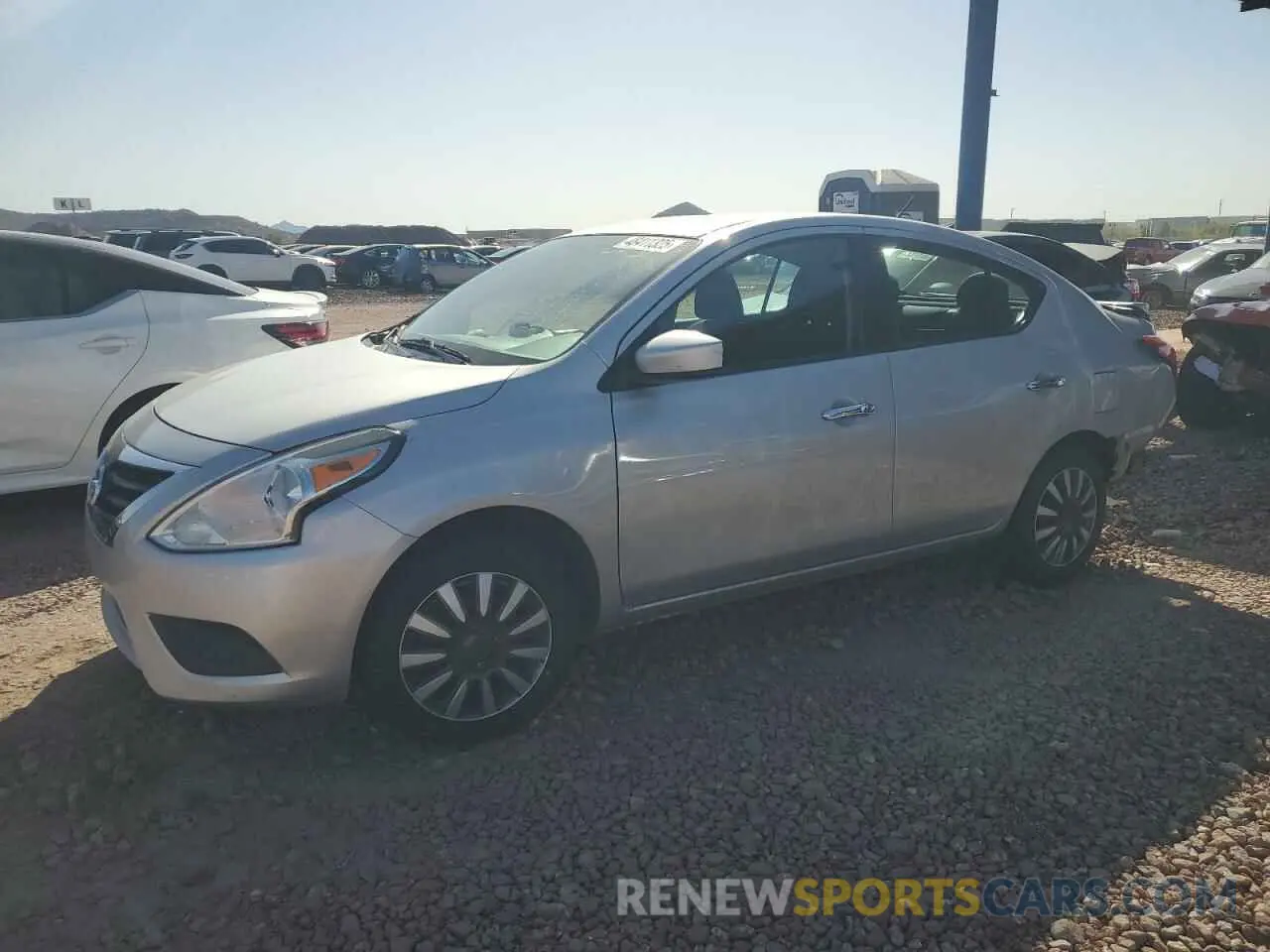 1 Photograph of a damaged car 3N1CN7APXKL849371 NISSAN VERSA 2019