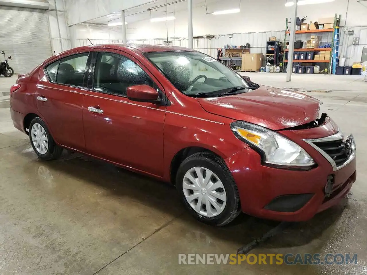 4 Photograph of a damaged car 3N1CN7APXKL863626 NISSAN VERSA 2019