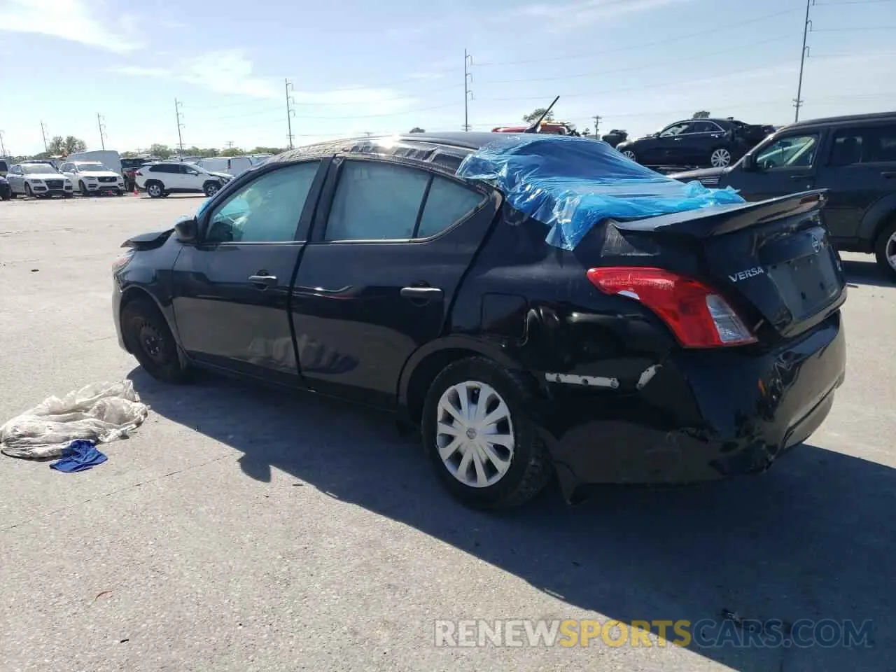 2 Photograph of a damaged car 3N1CN7APXKL865117 NISSAN VERSA 2019