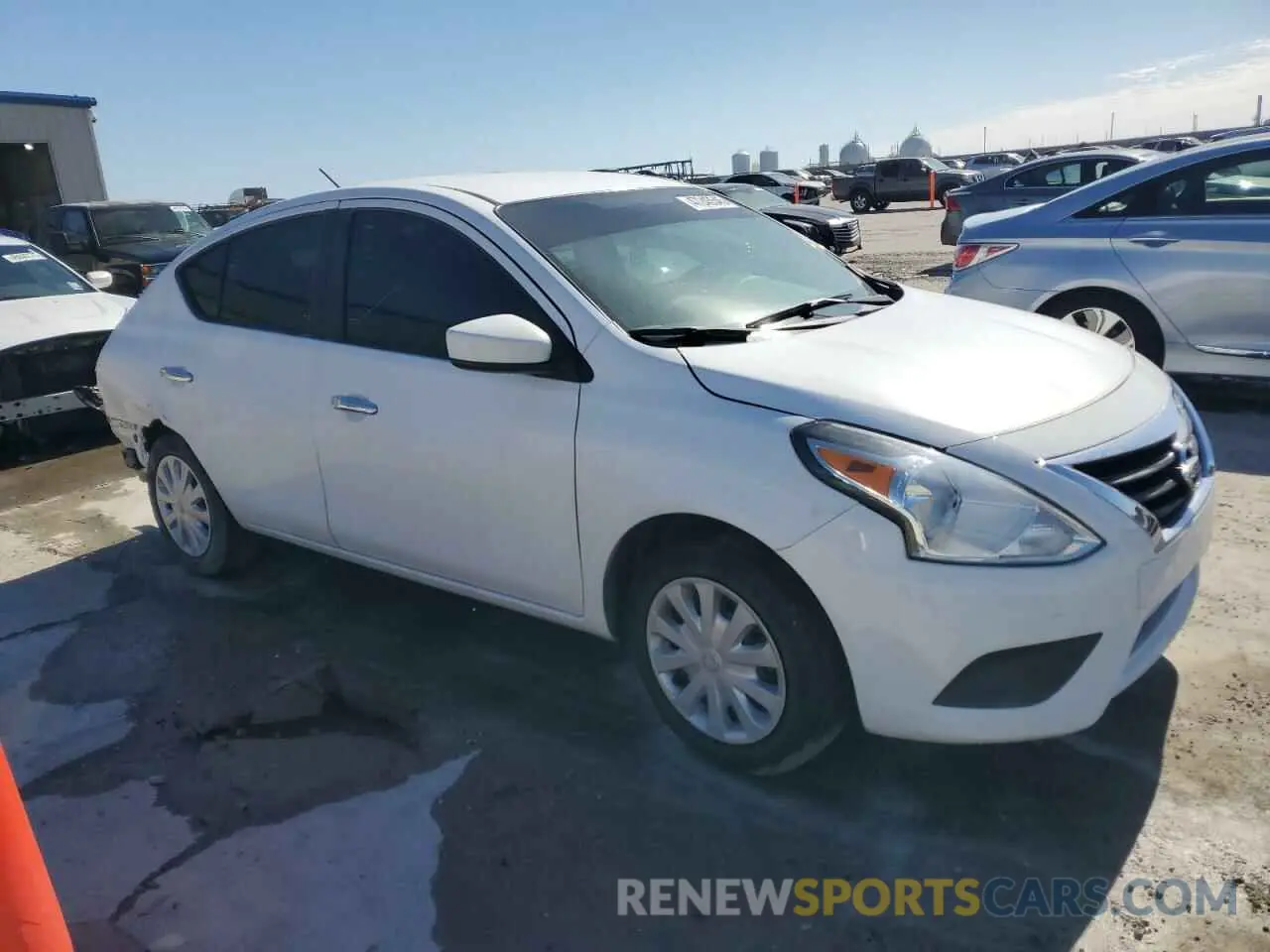 4 Photograph of a damaged car 3N1CN7APXKL865246 NISSAN VERSA 2019