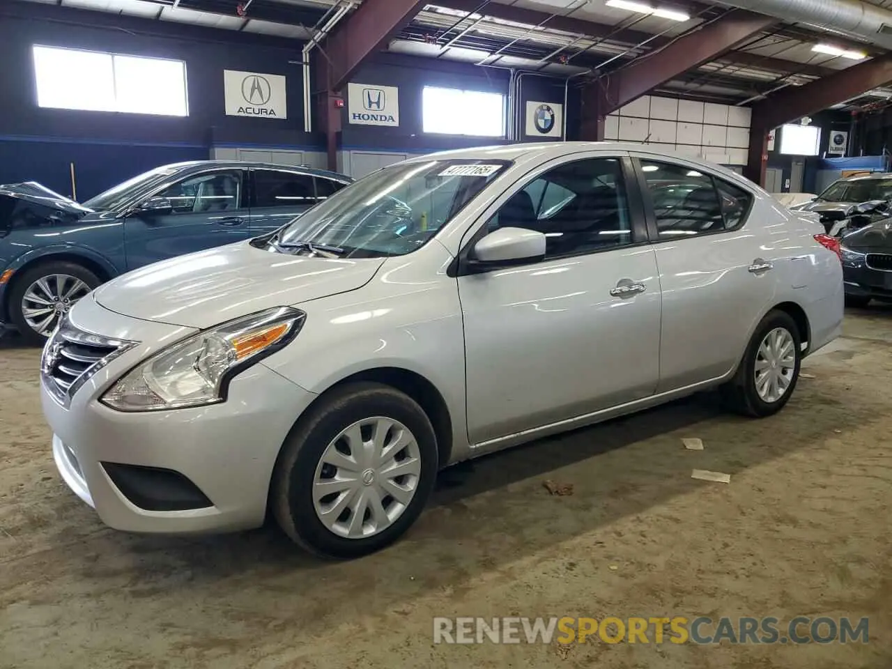 1 Photograph of a damaged car 3N1CN7APXKL875002 NISSAN VERSA 2019