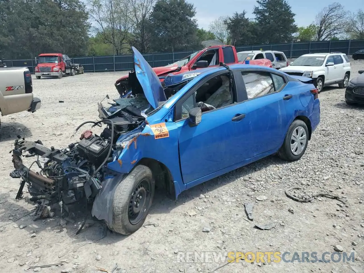 1 Photograph of a damaged car 3N1CN8BV8LL827034 NISSAN VERSA 2020
