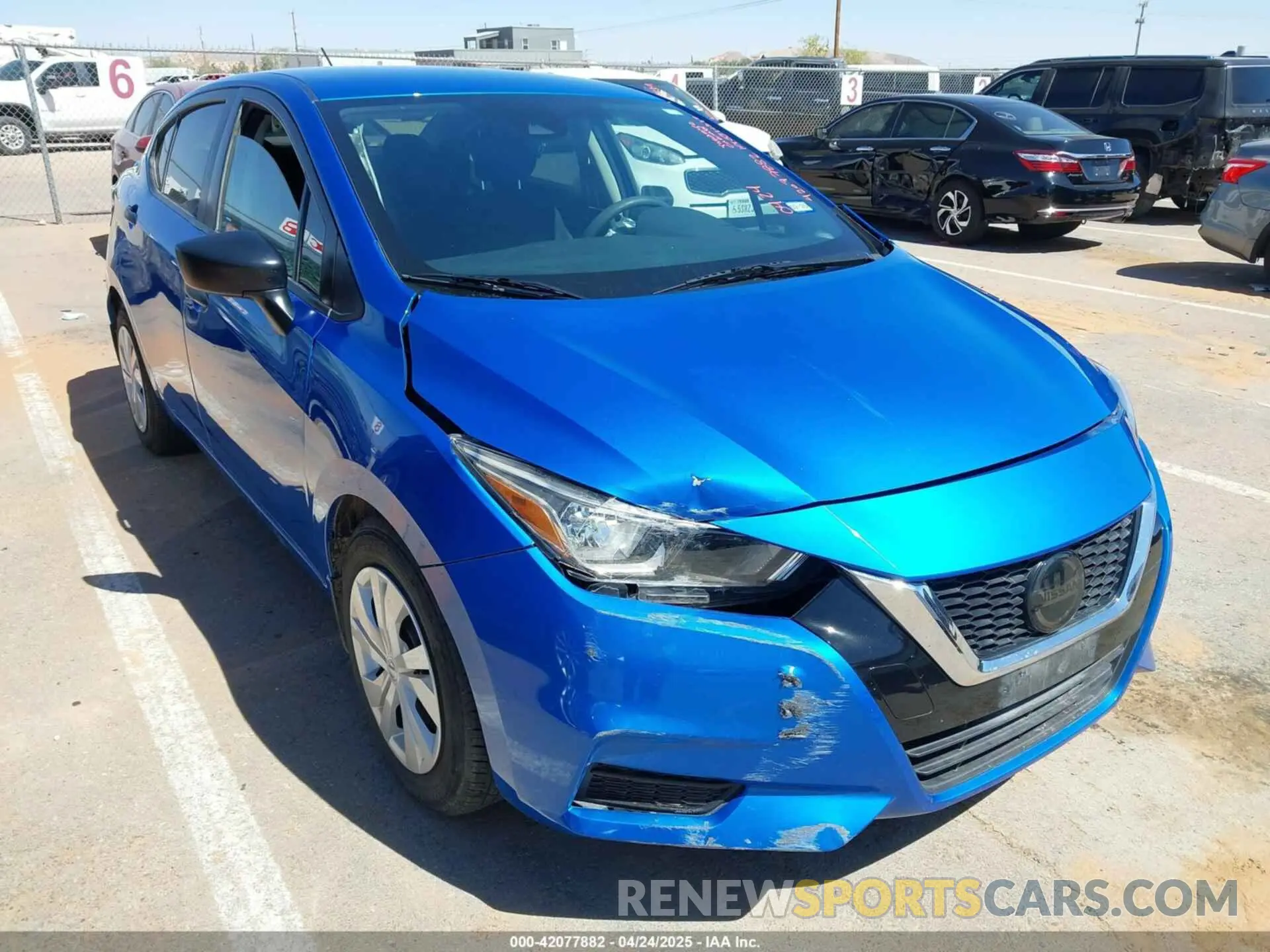 6 Photograph of a damaged car 3N1CN8DV0LL801833 NISSAN VERSA 2020