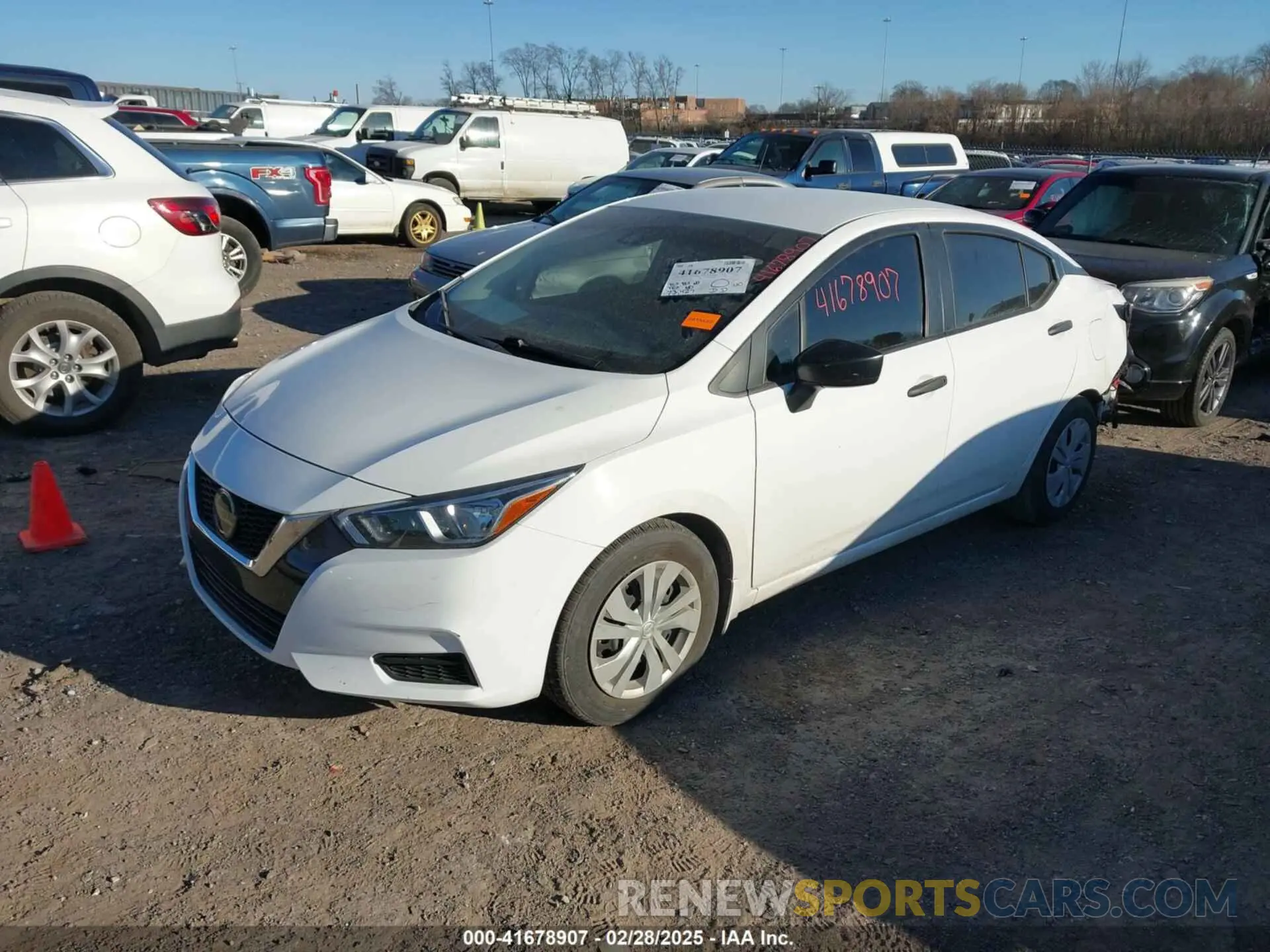 2 Photograph of a damaged car 3N1CN8DV0LL806403 NISSAN VERSA 2020