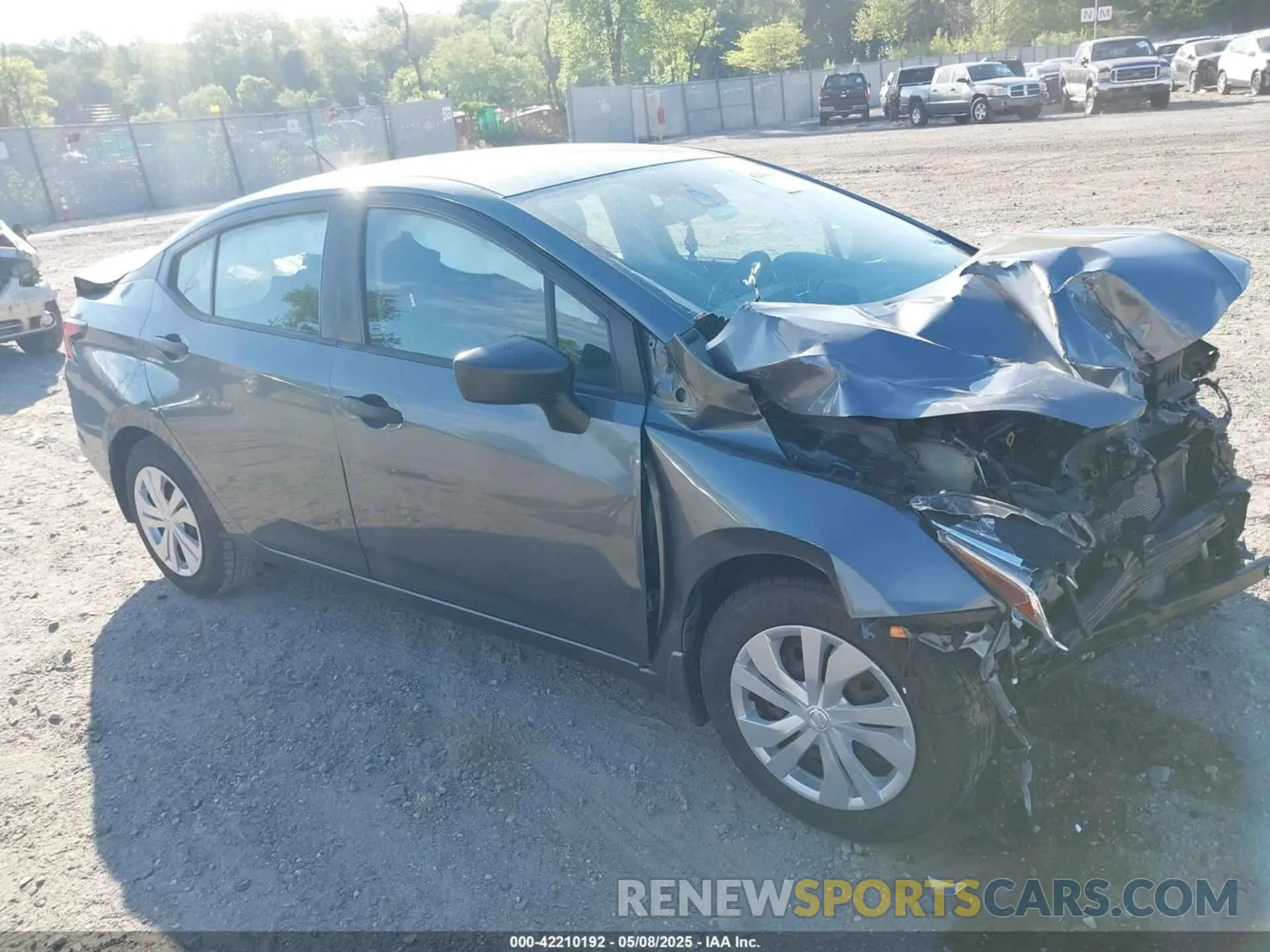 1 Photograph of a damaged car 3N1CN8DV1LL834727 NISSAN VERSA 2020