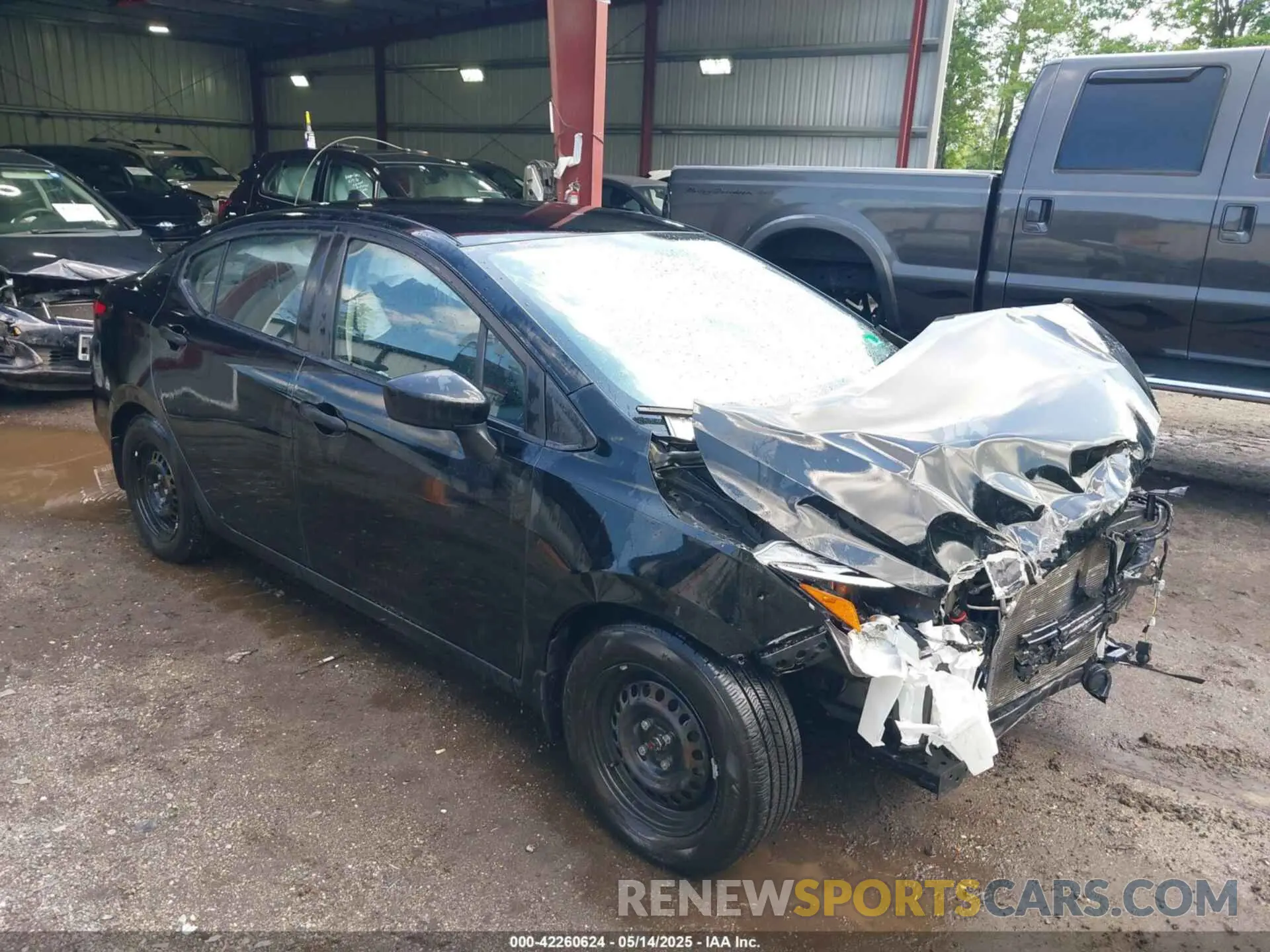 1 Photograph of a damaged car 3N1CN8DV1LL842665 NISSAN VERSA 2020