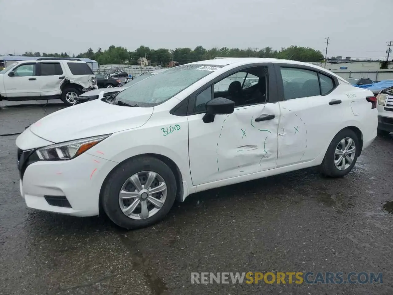 1 Photograph of a damaged car 3N1CN8DV1LL901911 NISSAN VERSA 2020