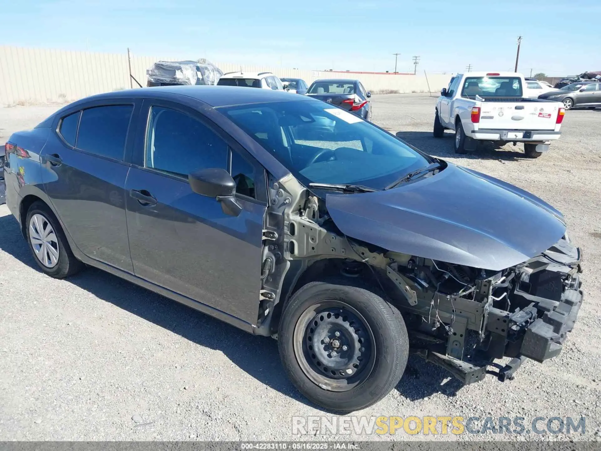 1 Photograph of a damaged car 3N1CN8DV3LL902977 NISSAN VERSA 2020