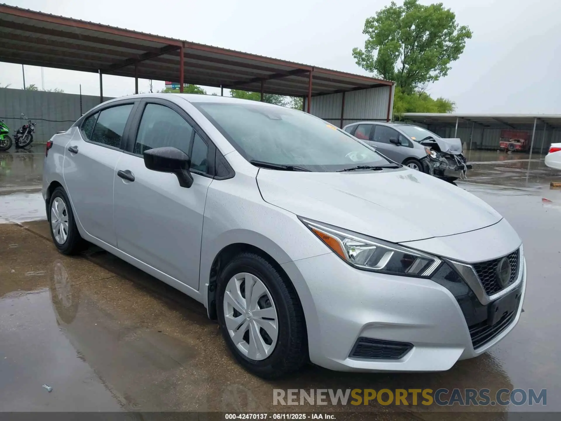 1 Photograph of a damaged car 3N1CN8DV3LL918600 NISSAN VERSA 2020