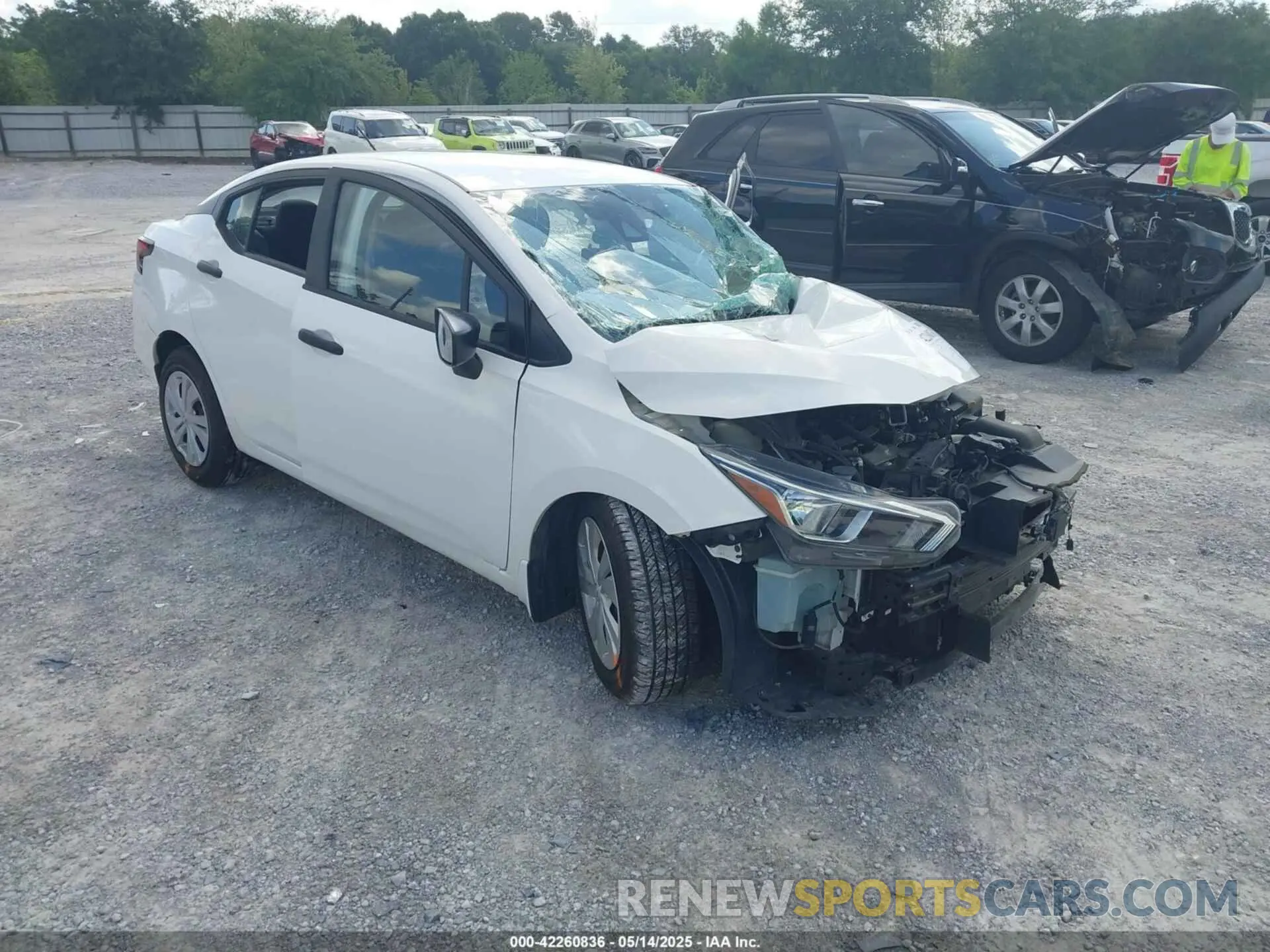1 Photograph of a damaged car 3N1CN8DV4LL864966 NISSAN VERSA 2020