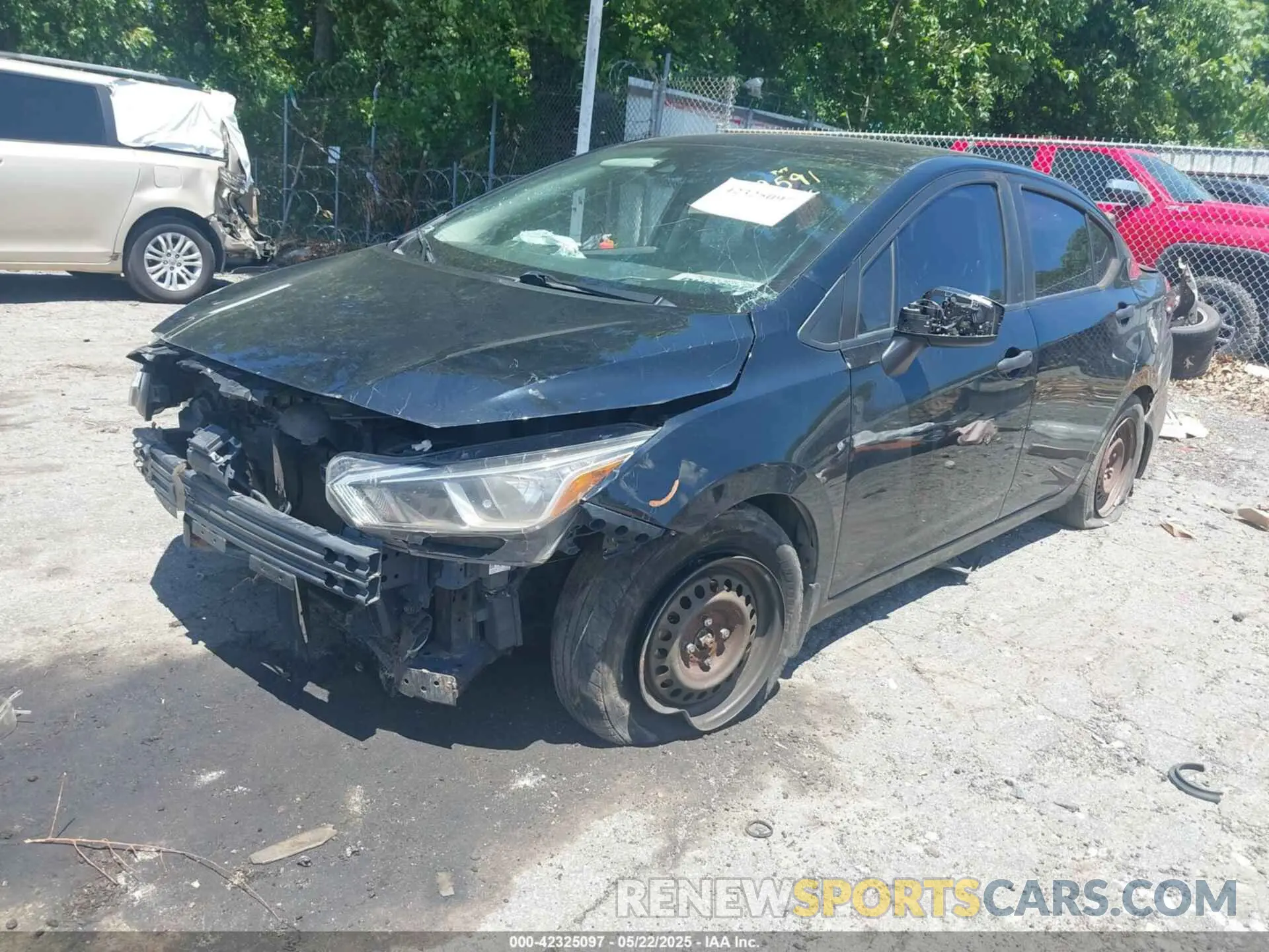 2 Photograph of a damaged car 3N1CN8DV5LL839591 NISSAN VERSA 2020