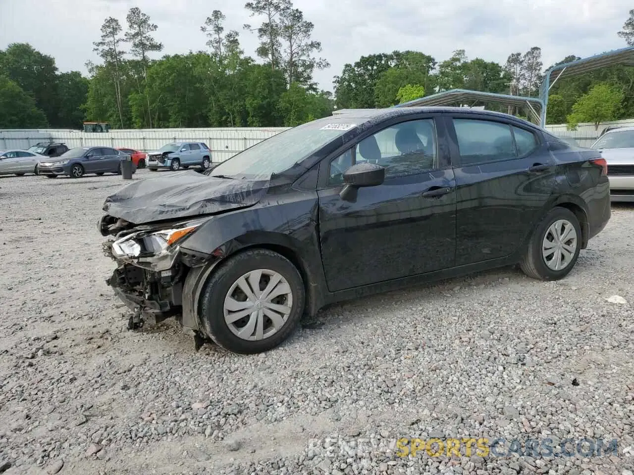 1 Photograph of a damaged car 3N1CN8DV5LL886846 NISSAN VERSA 2020