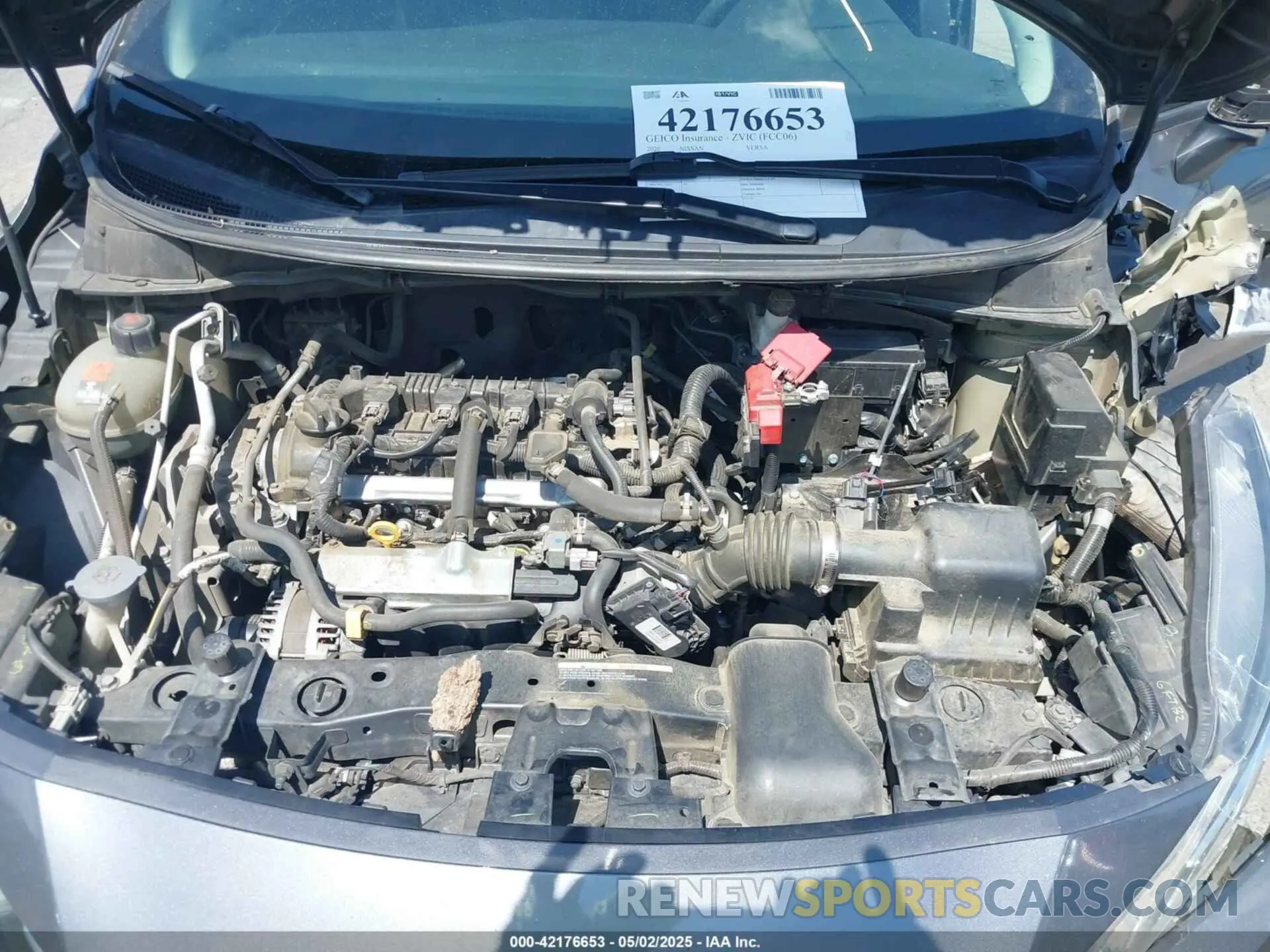 10 Photograph of a damaged car 3N1CN8DV6LL918073 NISSAN VERSA 2020