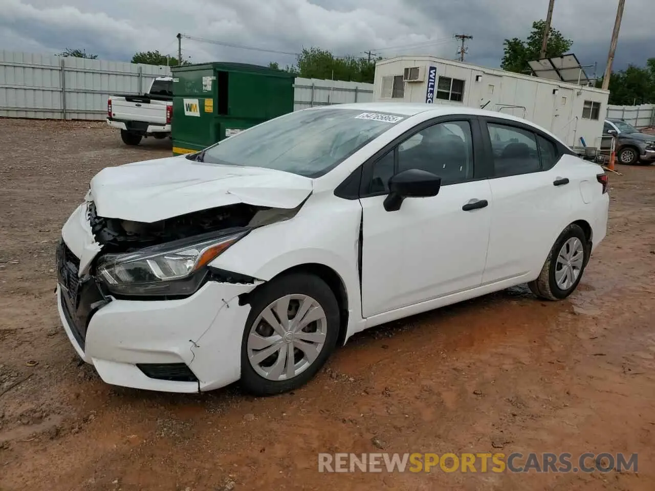 1 Photograph of a damaged car 3N1CN8DV7LL835395 NISSAN VERSA 2020