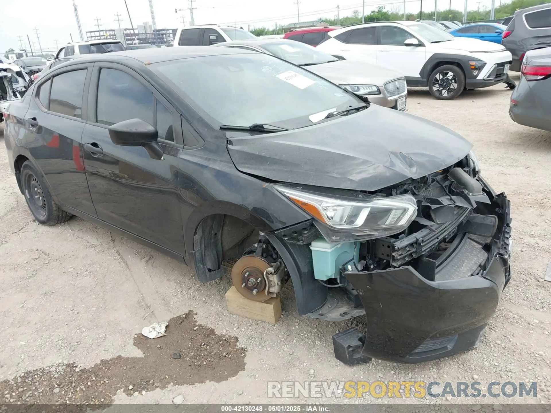 1 Photograph of a damaged car 3N1CN8DV8LL916258 NISSAN VERSA 2020