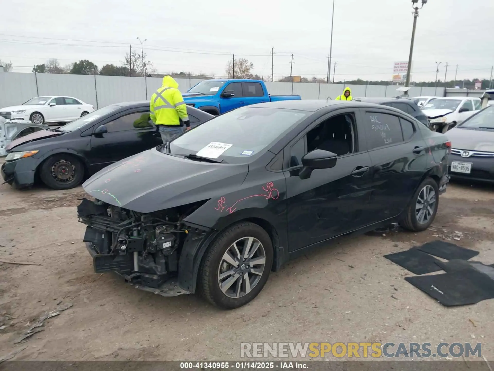 2 Photograph of a damaged car 3N1CN8EV0LL803029 NISSAN VERSA 2020