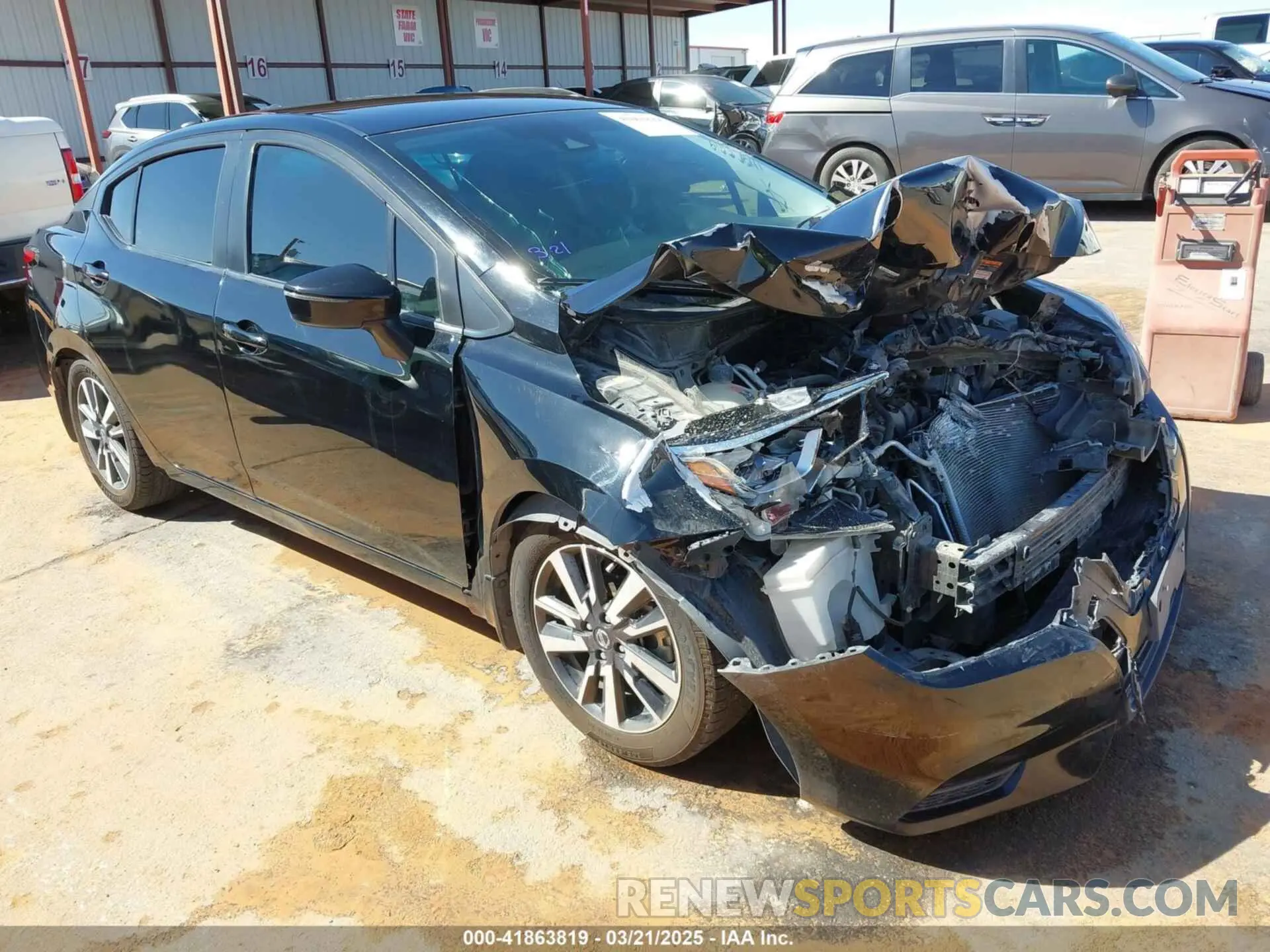 1 Photograph of a damaged car 3N1CN8EV1LL869380 NISSAN VERSA 2020