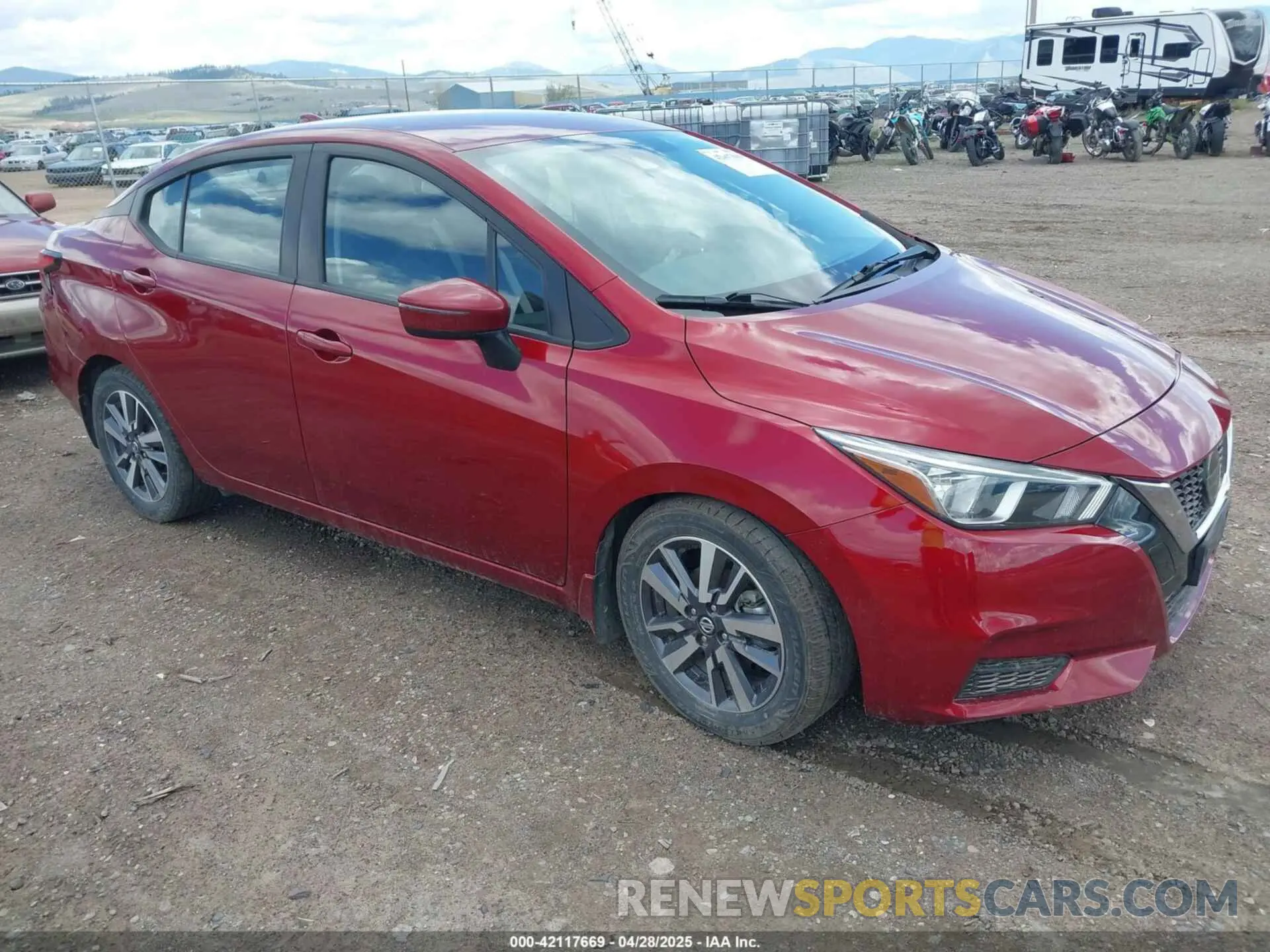 1 Photograph of a damaged car 3N1CN8EV2LL804182 NISSAN VERSA 2020