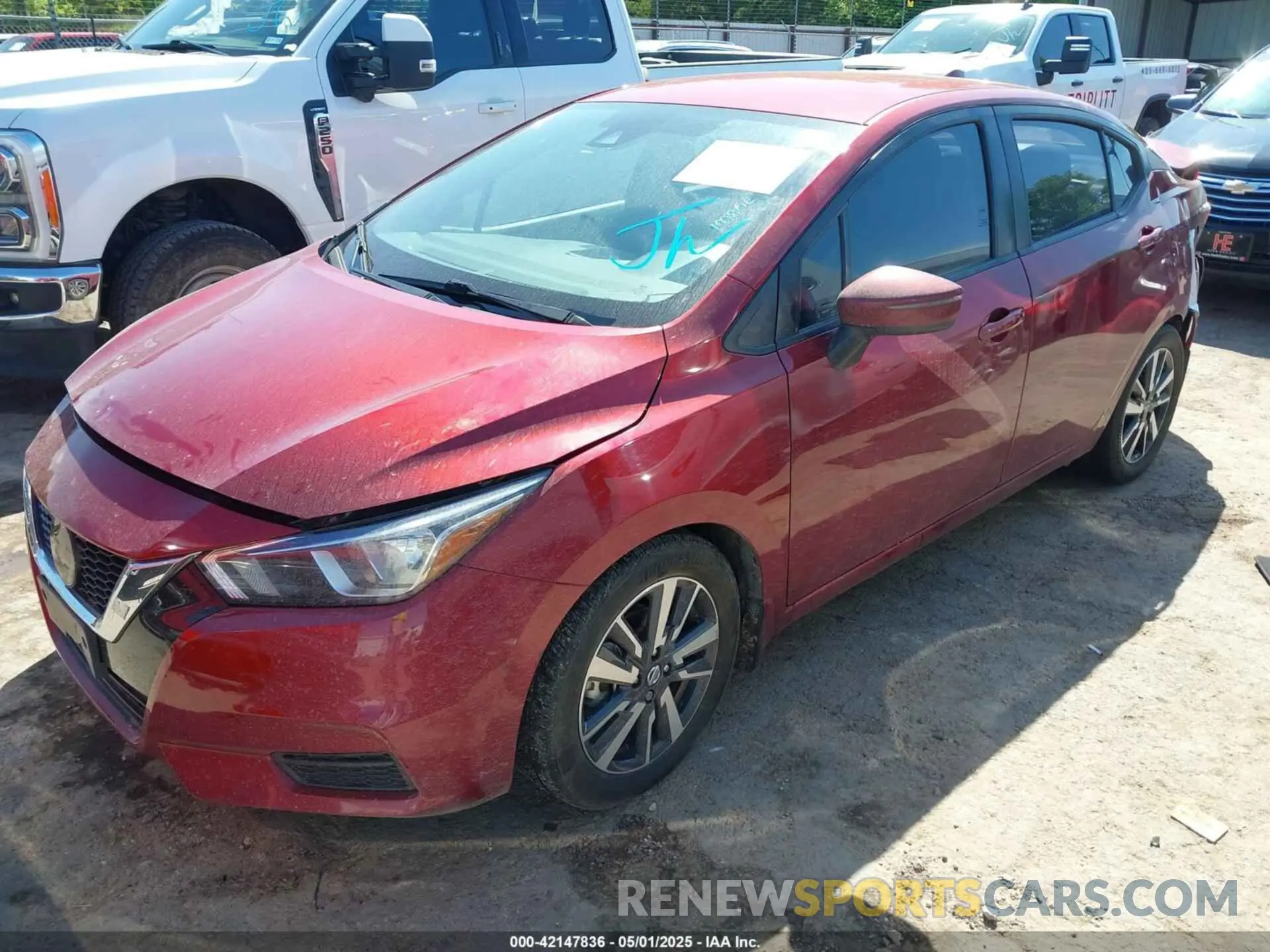 2 Photograph of a damaged car 3N1CN8EV2LL864348 NISSAN VERSA 2020