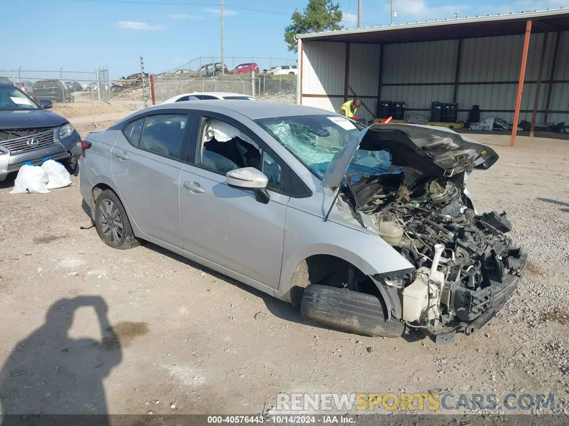 1 Photograph of a damaged car 3N1CN8EV2LL871235 NISSAN VERSA 2020
