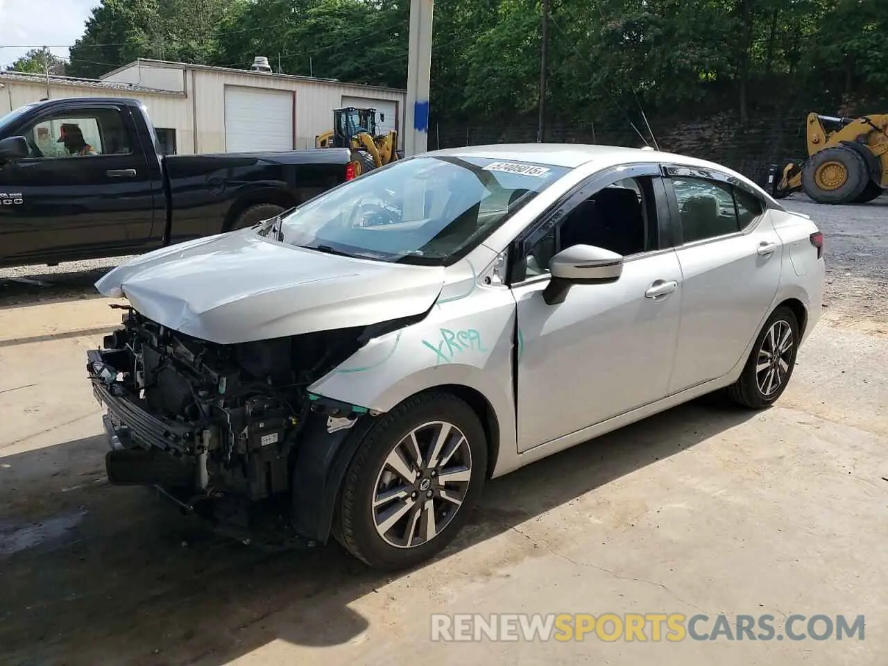 1 Photograph of a damaged car 3N1CN8EV3LL819872 NISSAN VERSA 2020