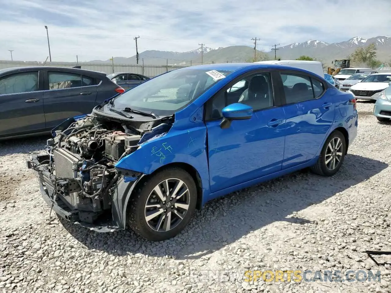 1 Photograph of a damaged car 3N1CN8EV4LL870555 NISSAN VERSA 2020