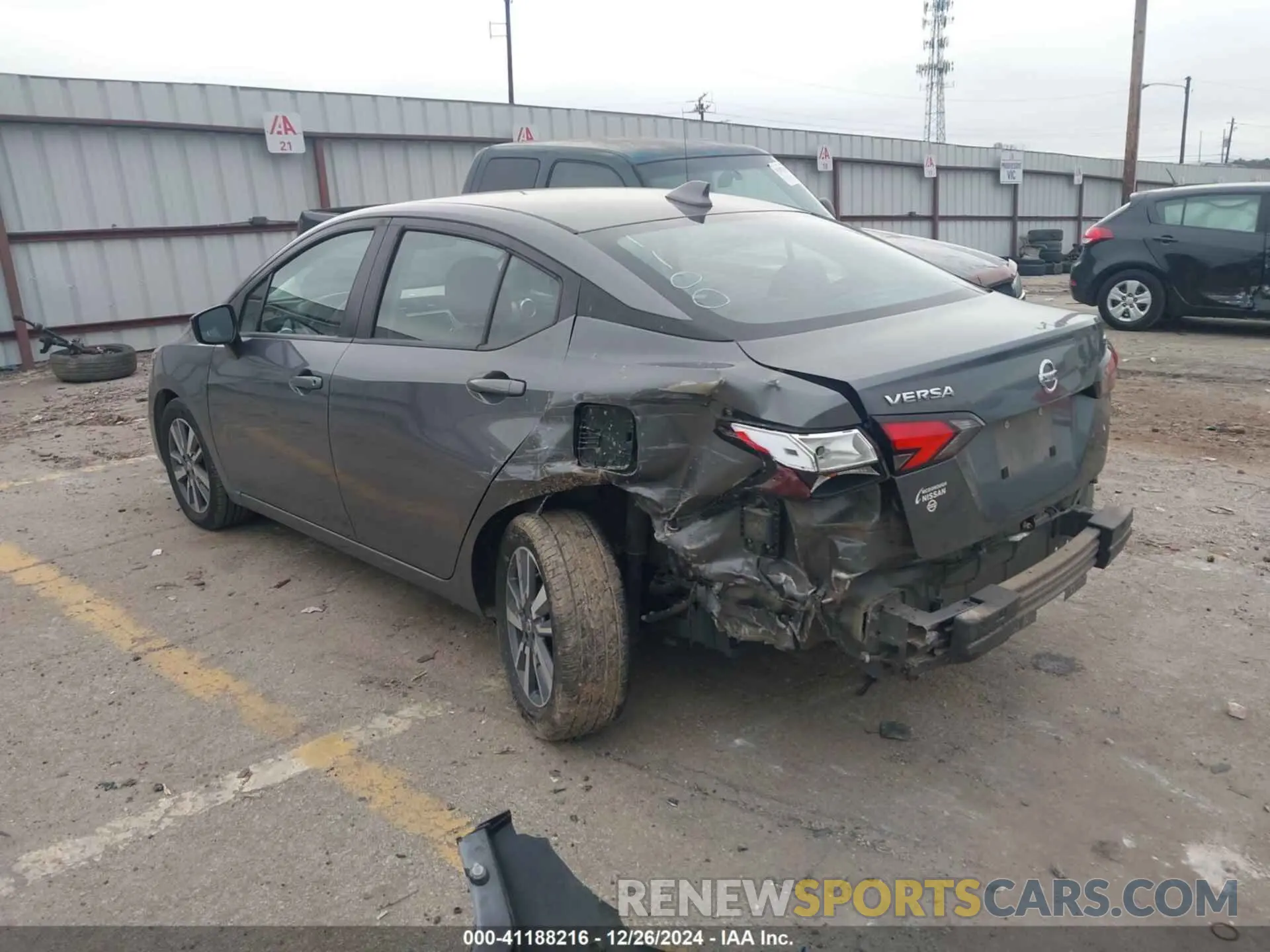 3 Photograph of a damaged car 3N1CN8EV5LL841100 NISSAN VERSA 2020