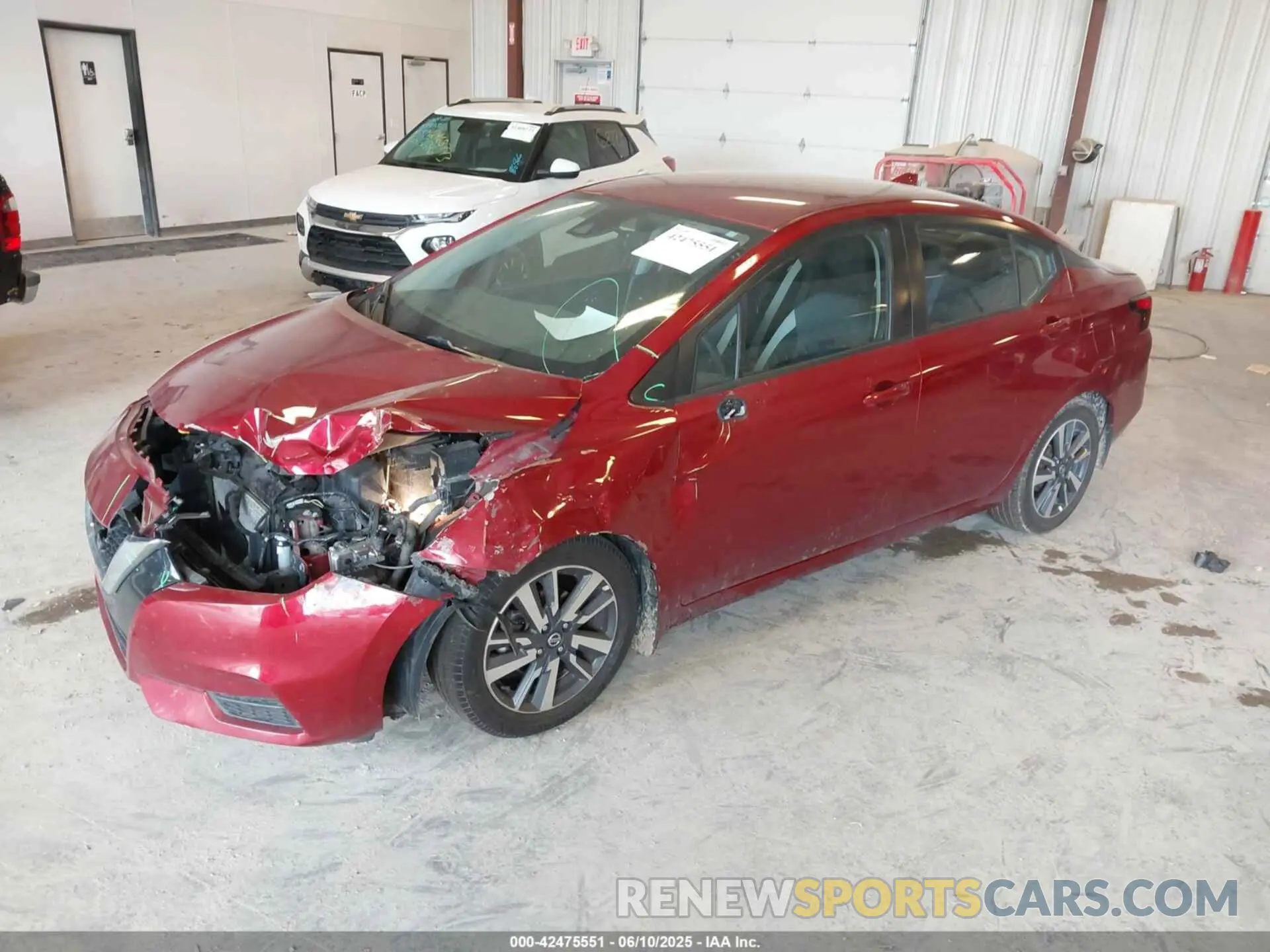 2 Photograph of a damaged car 3N1CN8EV5LL848029 NISSAN VERSA 2020