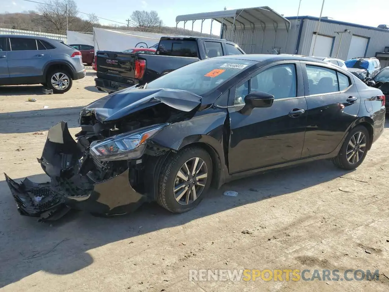 1 Photograph of a damaged car 3N1CN8EV5LL858690 NISSAN VERSA 2020