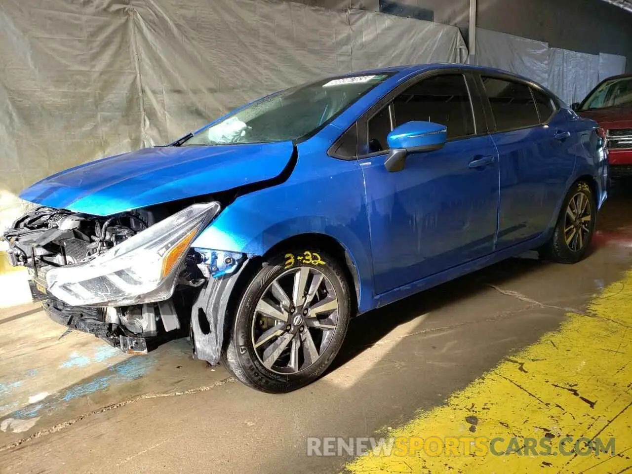 1 Photograph of a damaged car 3N1CN8EV5LL861931 NISSAN VERSA 2020