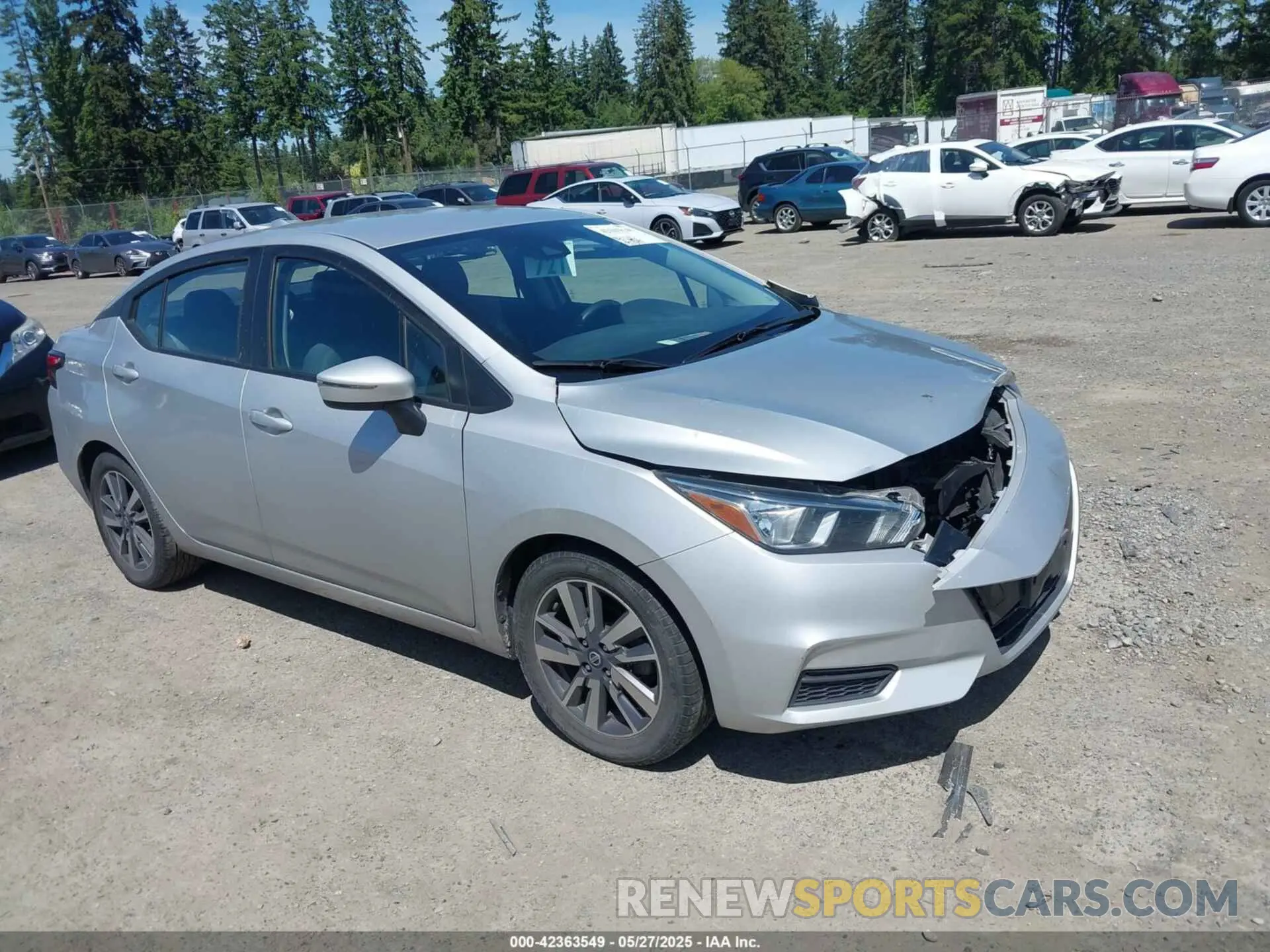 1 Photograph of a damaged car 3N1CN8EV6LL826802 NISSAN VERSA 2020
