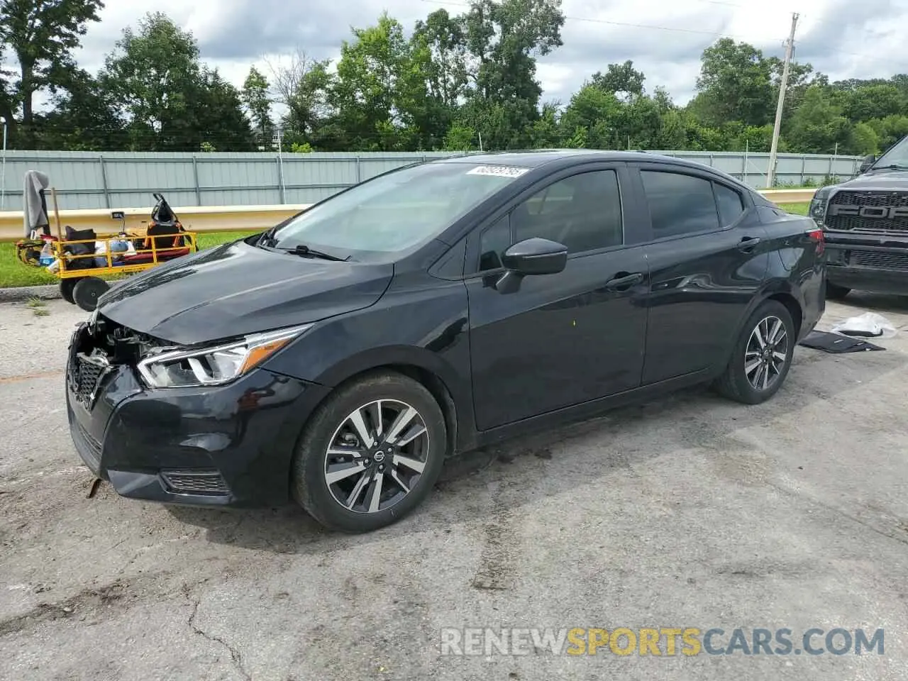 1 Photograph of a damaged car 3N1CN8EV6LL880326 NISSAN VERSA 2020