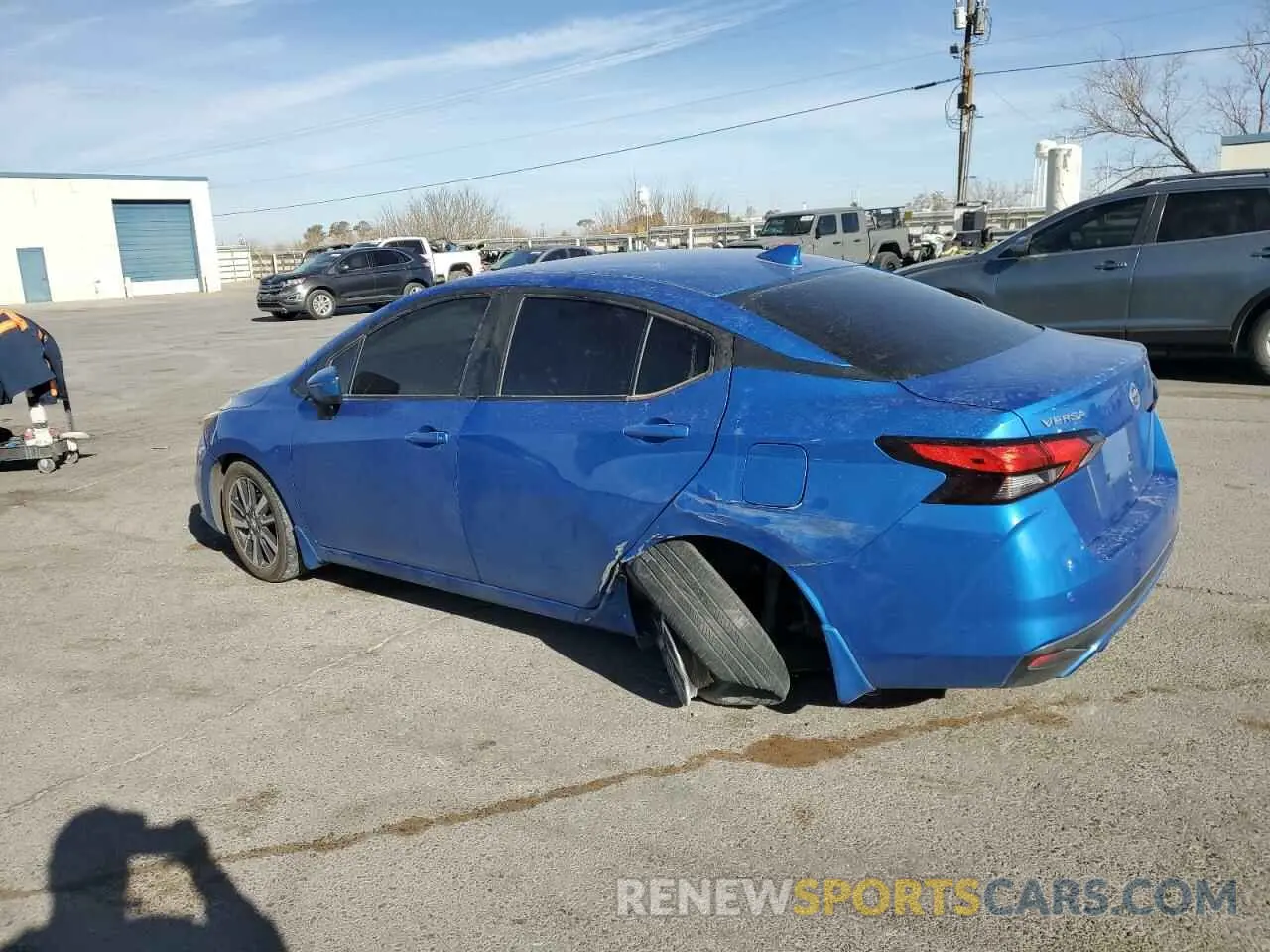 2 Photograph of a damaged car 3N1CN8EV8LL850454 NISSAN VERSA 2020
