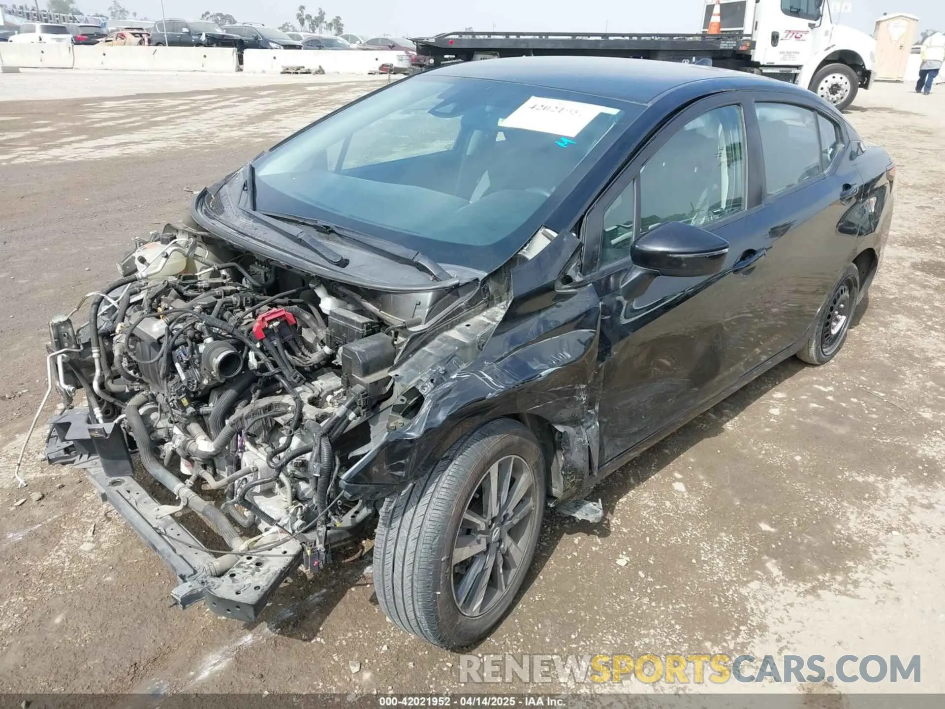 2 Photograph of a damaged car 3N1CN8EV8LL865410 NISSAN VERSA 2020