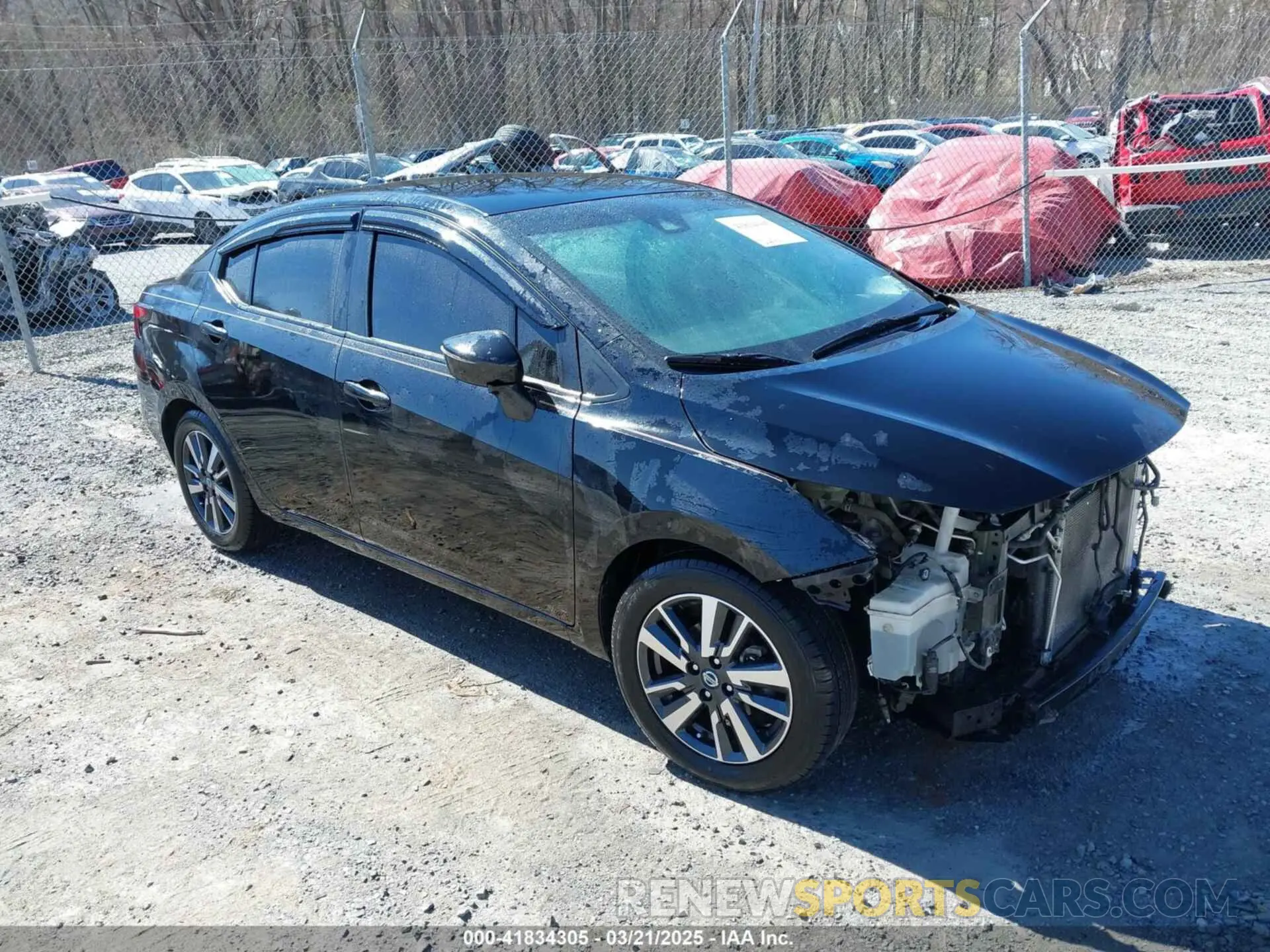 1 Фотография поврежденного автомобиля 3N1CN8EVXLL866607 NISSAN VERSA 2020