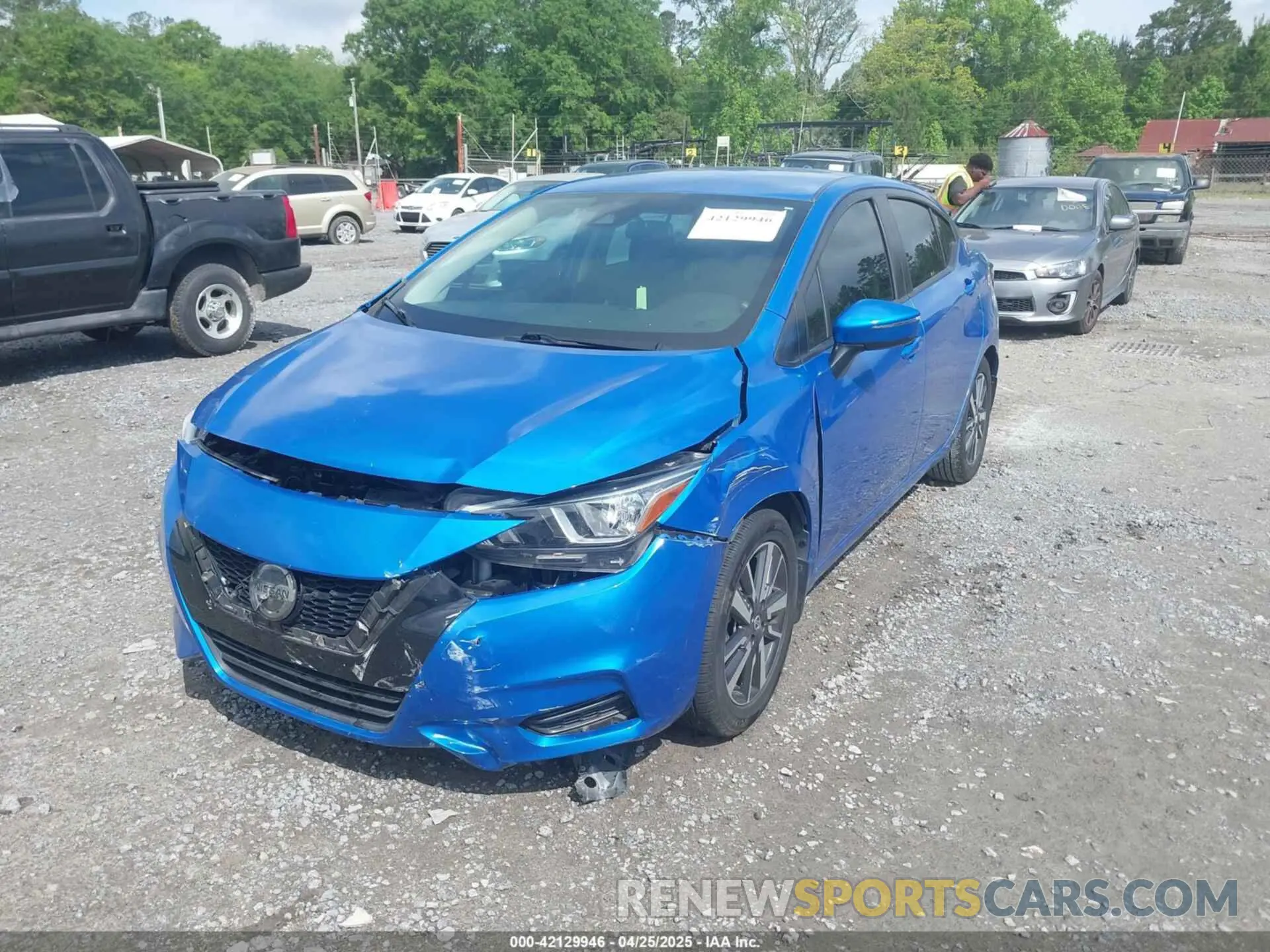 2 Photograph of a damaged car 3N1CN8EVXLL910489 NISSAN VERSA 2020