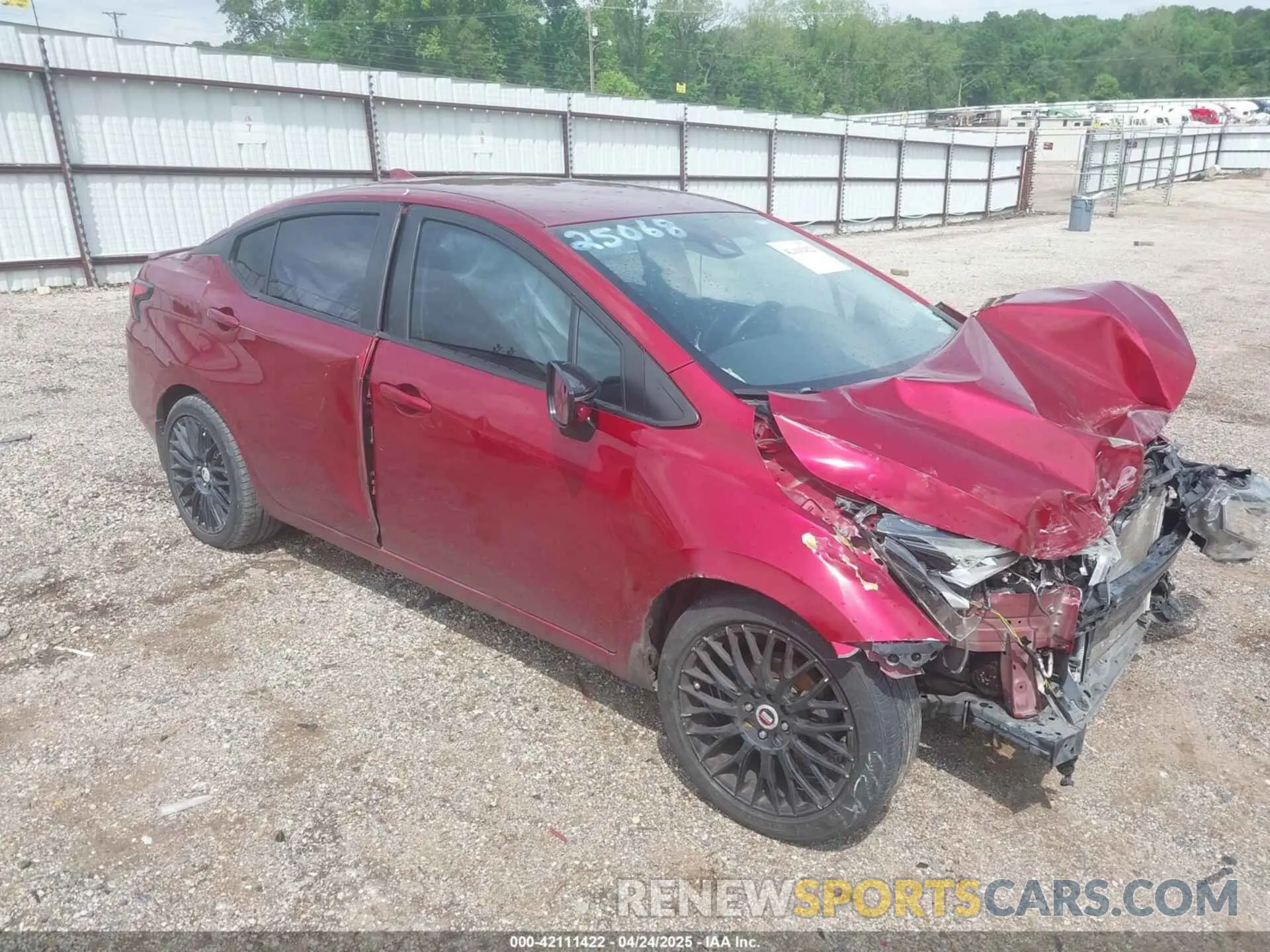 1 Photograph of a damaged car 3N1CN8FV0LL805376 NISSAN VERSA 2020