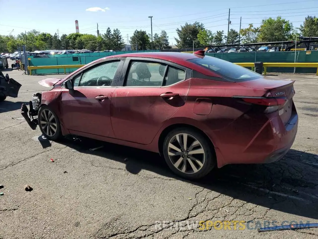 2 Photograph of a damaged car 3N1CN8FV0LL812313 NISSAN VERSA 2020