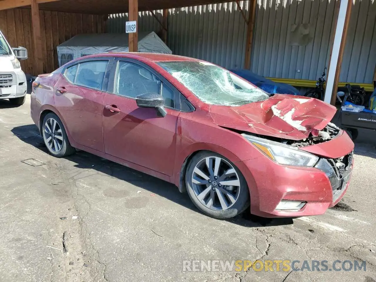 4 Photograph of a damaged car 3N1CN8FV0LL812313 NISSAN VERSA 2020